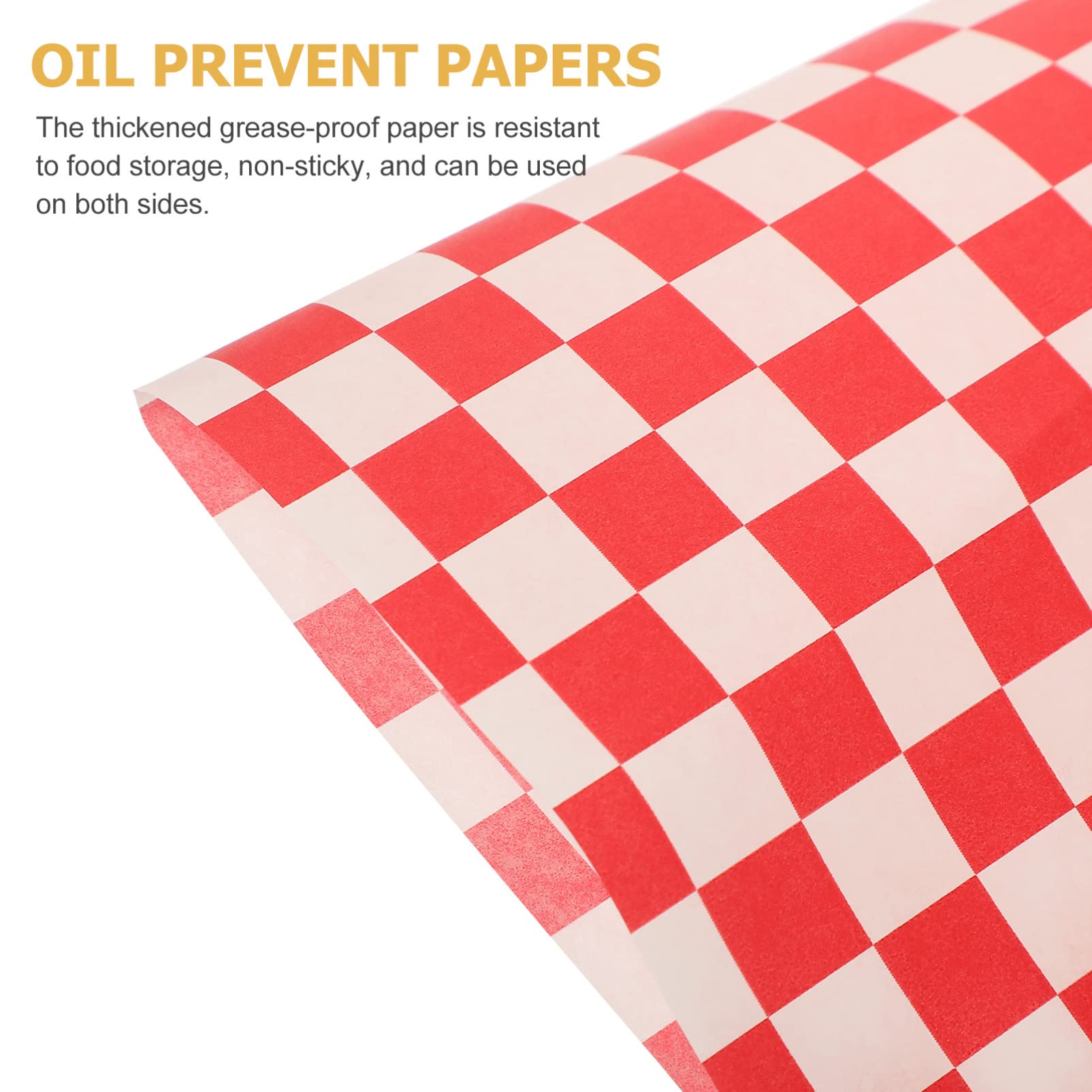HEMOTON 24-Pack Oil Absorbent Sheets - Greaseproof Sandwich Wrappers, Burger Liners & Baking Paper for Restaurants, Food Prep & Home Cooking | Ideal for Burgers, Sandwiches, Cheese Wrapping & Baking Accessories