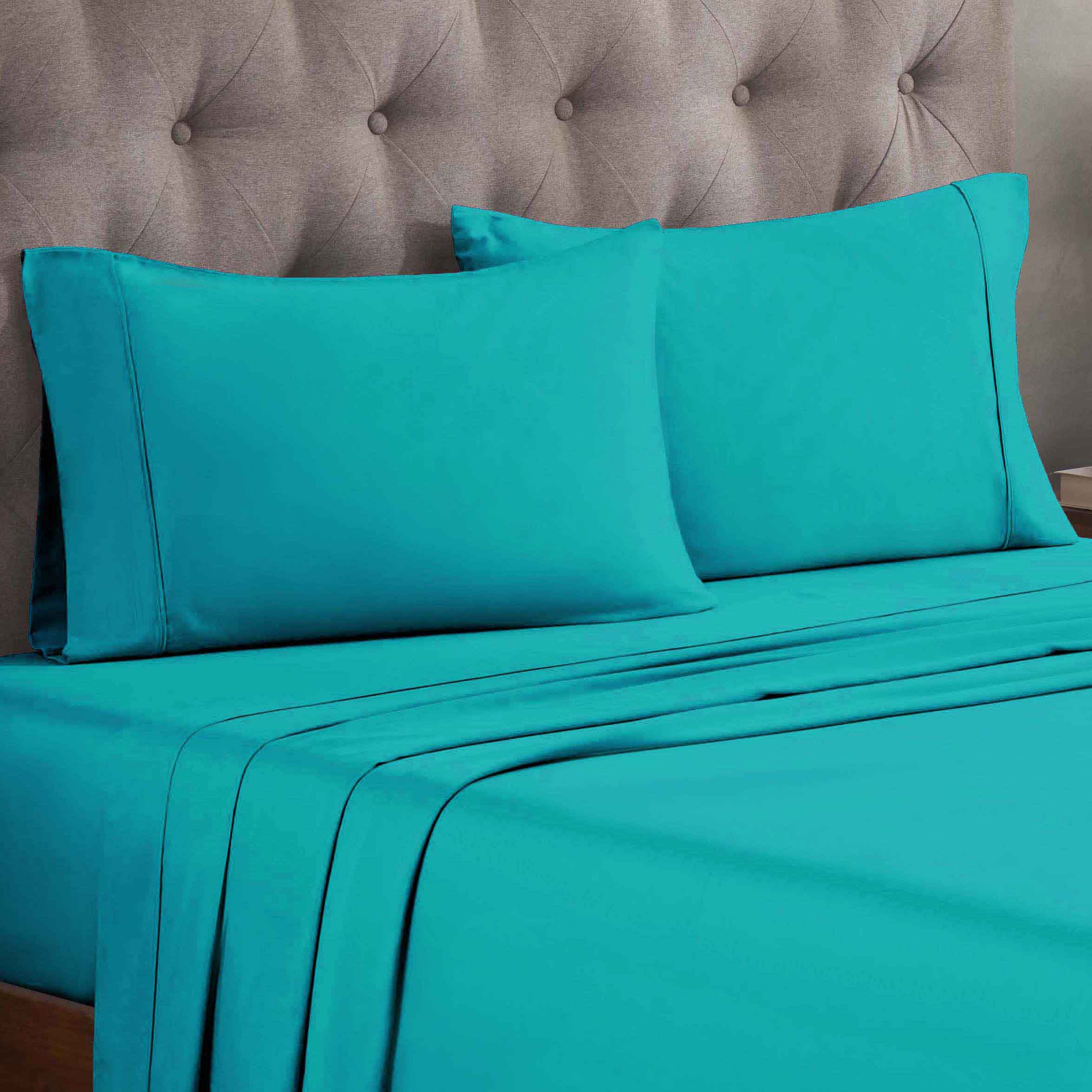 Premium 300 Thread Count Egyptian Cotton Bed Sheet Set - Soft, Breathable & Durable for Ultimate Comfort - Perfect for Luxury Bedrooms & Hotels