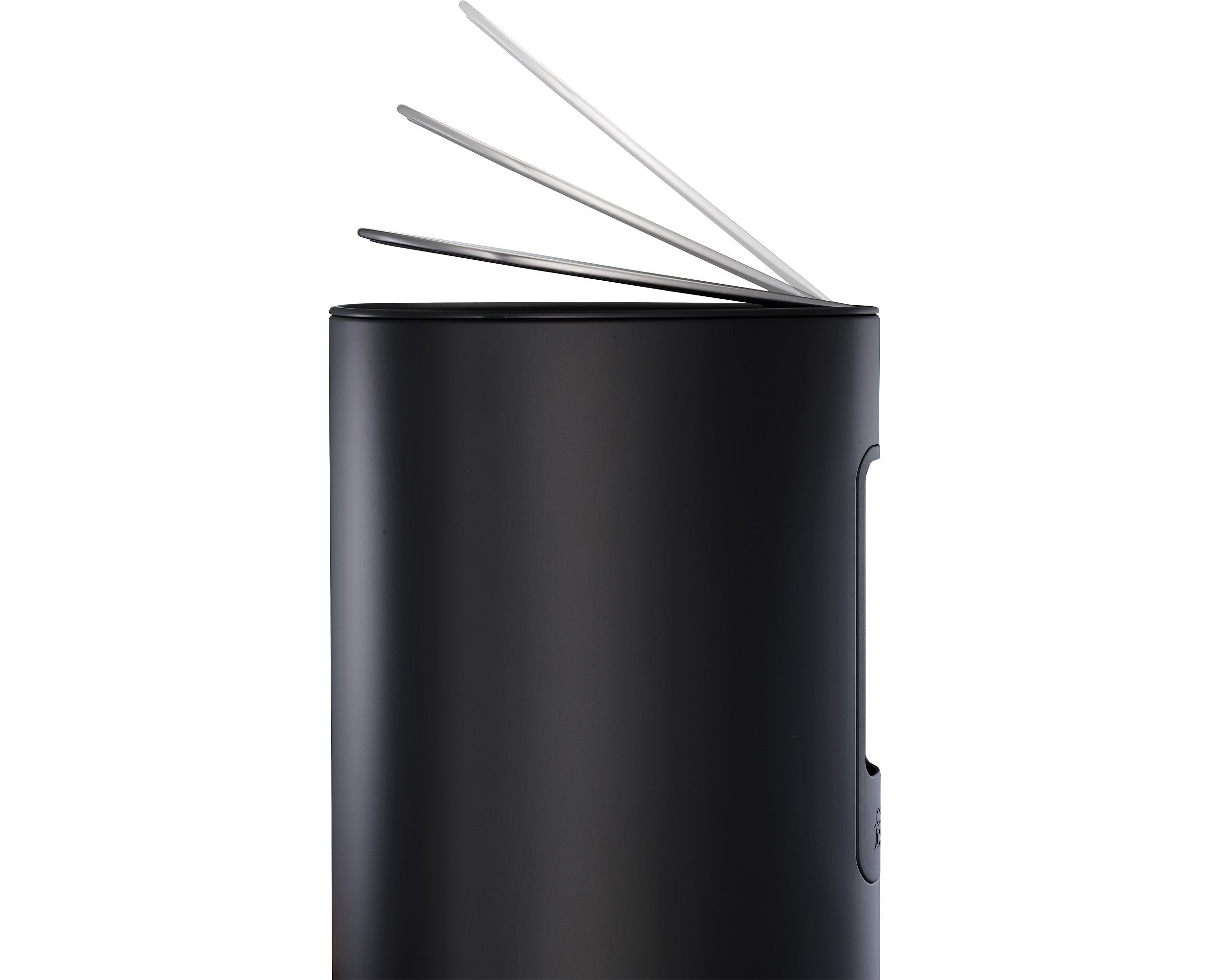 EasyStore™ 5L Stainless Steel Pedal Trash Can - Modern Matte Black Kitchen Waste Bin for Home, Office & Bathroom Use
