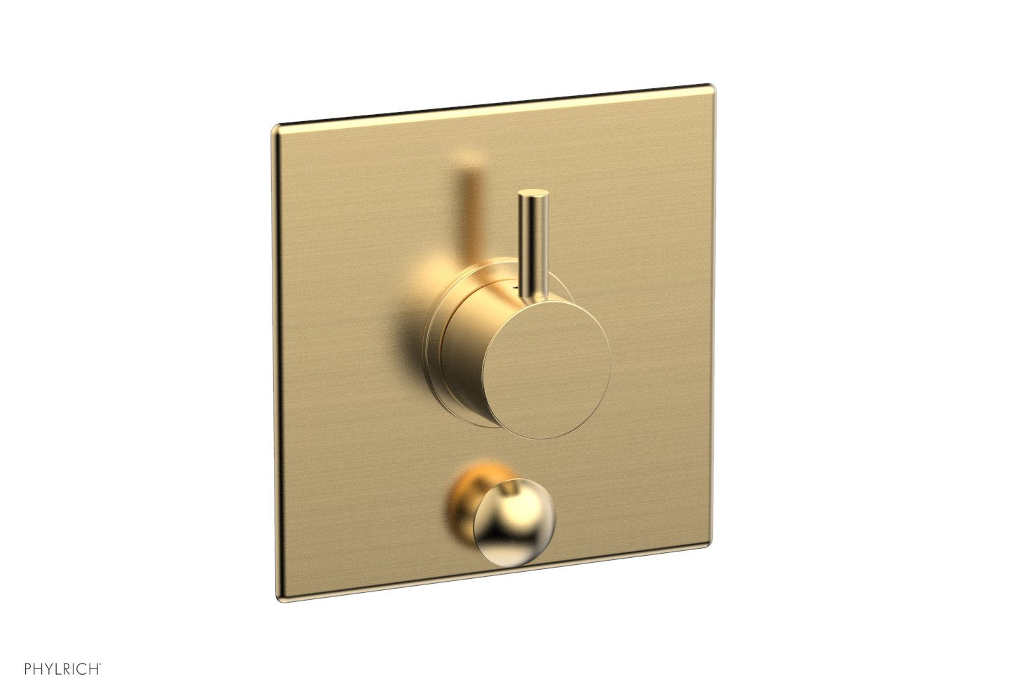 BASIC II Pressure Balance Shower Plate with Diverter and Handle Trim Set 4 203 - Chrome Finish for Bathroom & Shower Installation - Perfect for Home Renovation and Modern Bathroom Upgrades