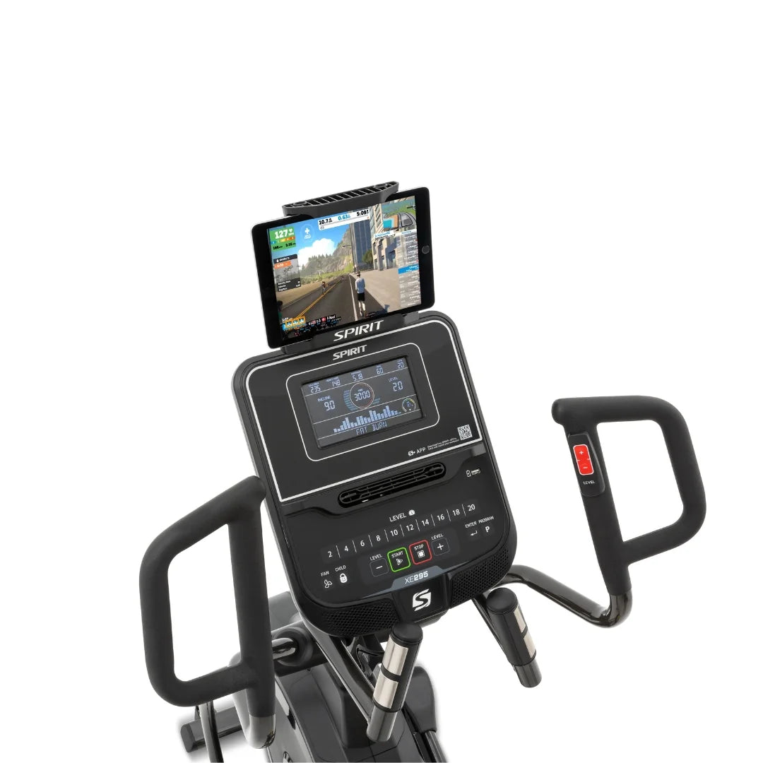 Spirit XE295V2 Elliptical Machine - Low Impact Cardio Trainer for Home Gym, Fitness & Weight Loss - Perfect for Small Spaces & Apartment Workouts