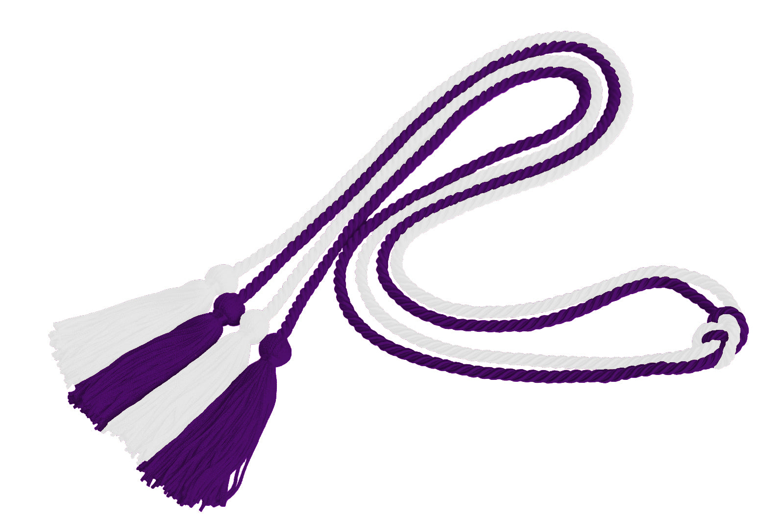 Greek Honor Cords for Graduation - Academic Achievement Sash in Gold & White - Perfect for High School & College Graduation Ceremonies