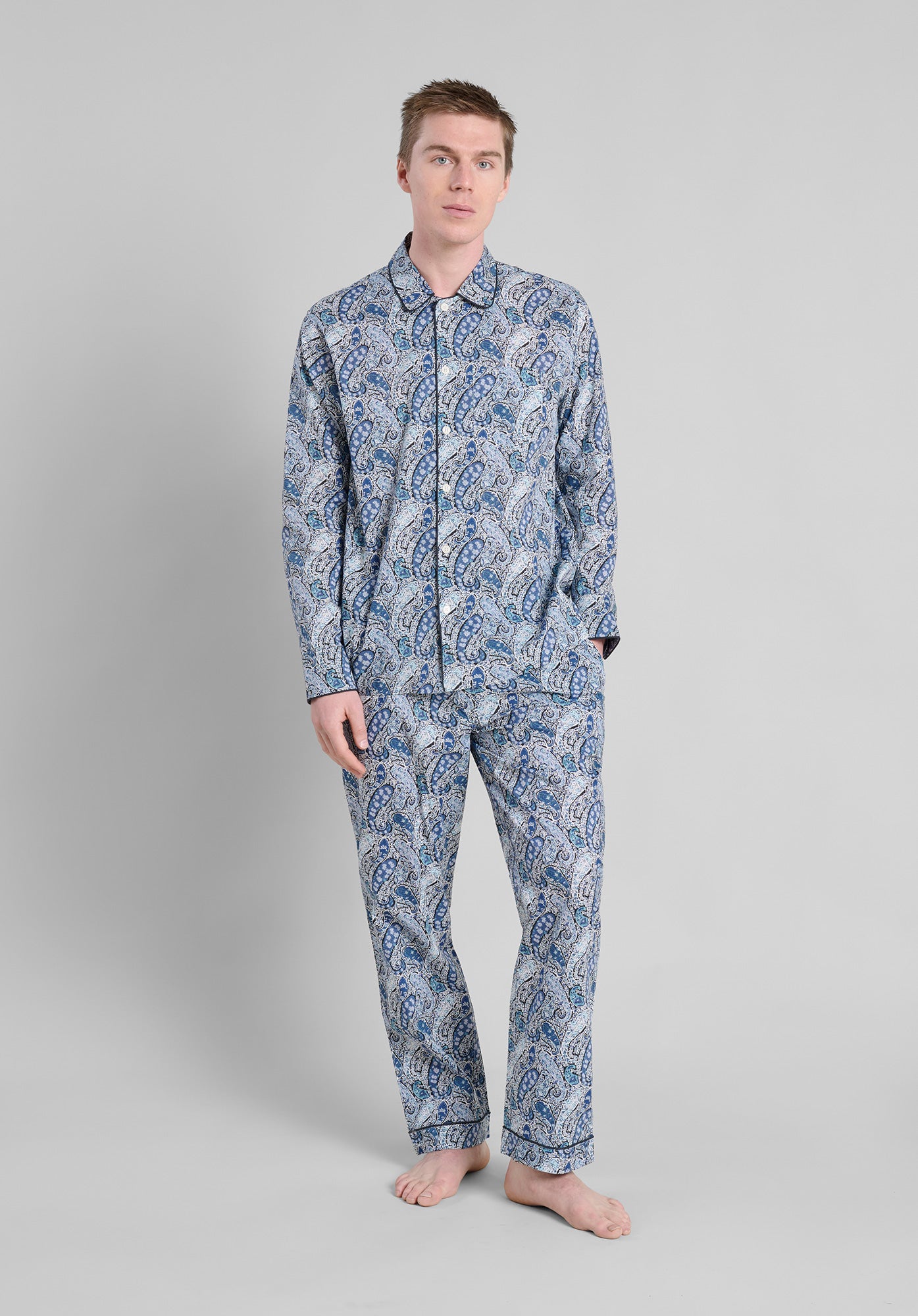 Henry Blue Liberty Bourton Pajama Set - Soft & Comfortable Sleepwear for Women, Men & Kids - Perfect for Lounging, Bedtime & Relaxation at Home