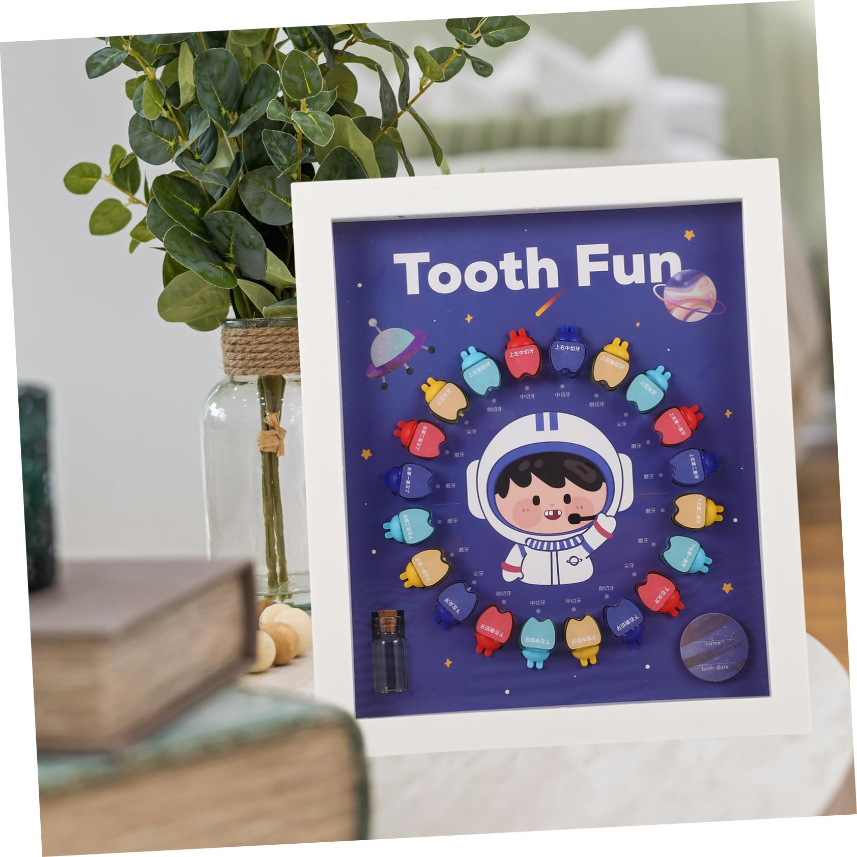 Totority Kids Tooth Storage Box - Durable Plastic Tooth Holder & Organizer for Baby Teeth Keepsake - Perfect for First Lost Tooth, Tooth Fairy Gifts, and Childhood Memorabilia