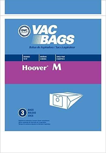 Premium DVC Hoover Style M Vacuum Cleaner Bags - 75 Pack | Made in USA | Compatible with Hoover Upright Vacuums | Ideal for Home Cleaning & Pet Hair Removal