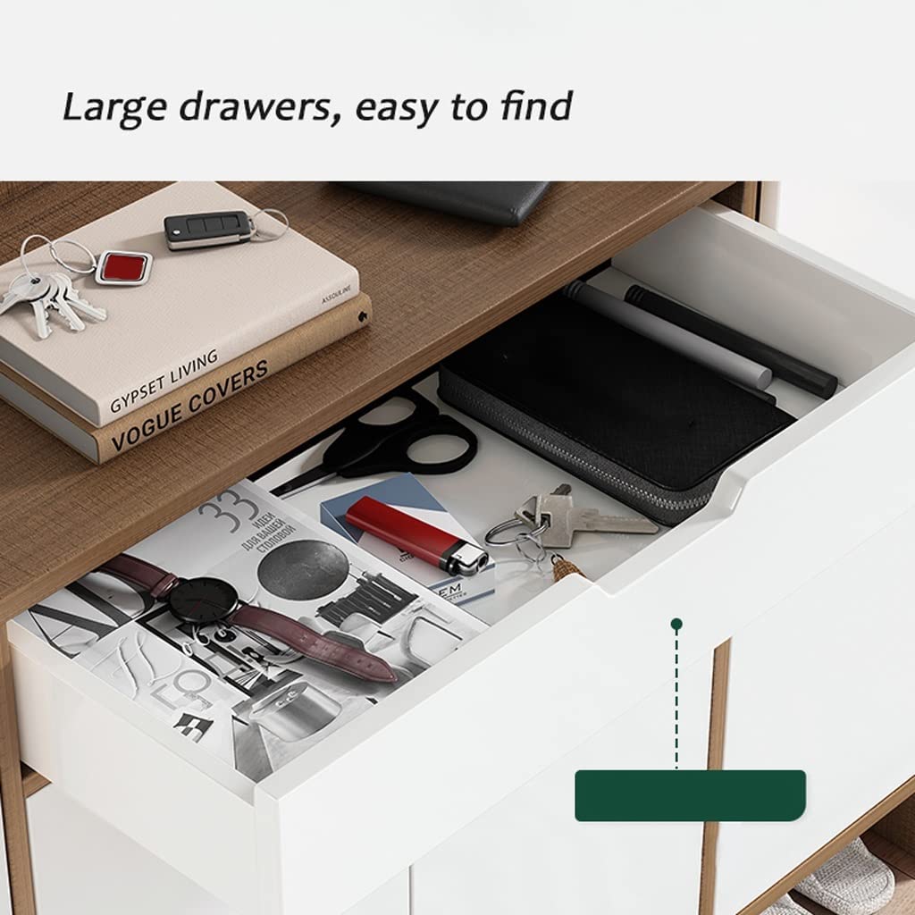 4-Door Shoe Cabinet for Entryway - Large Capacity Shoe Storage Organizer with Drawer for Living Room, Hallway & Closet - Modern Shoe Rack for Home Organization
