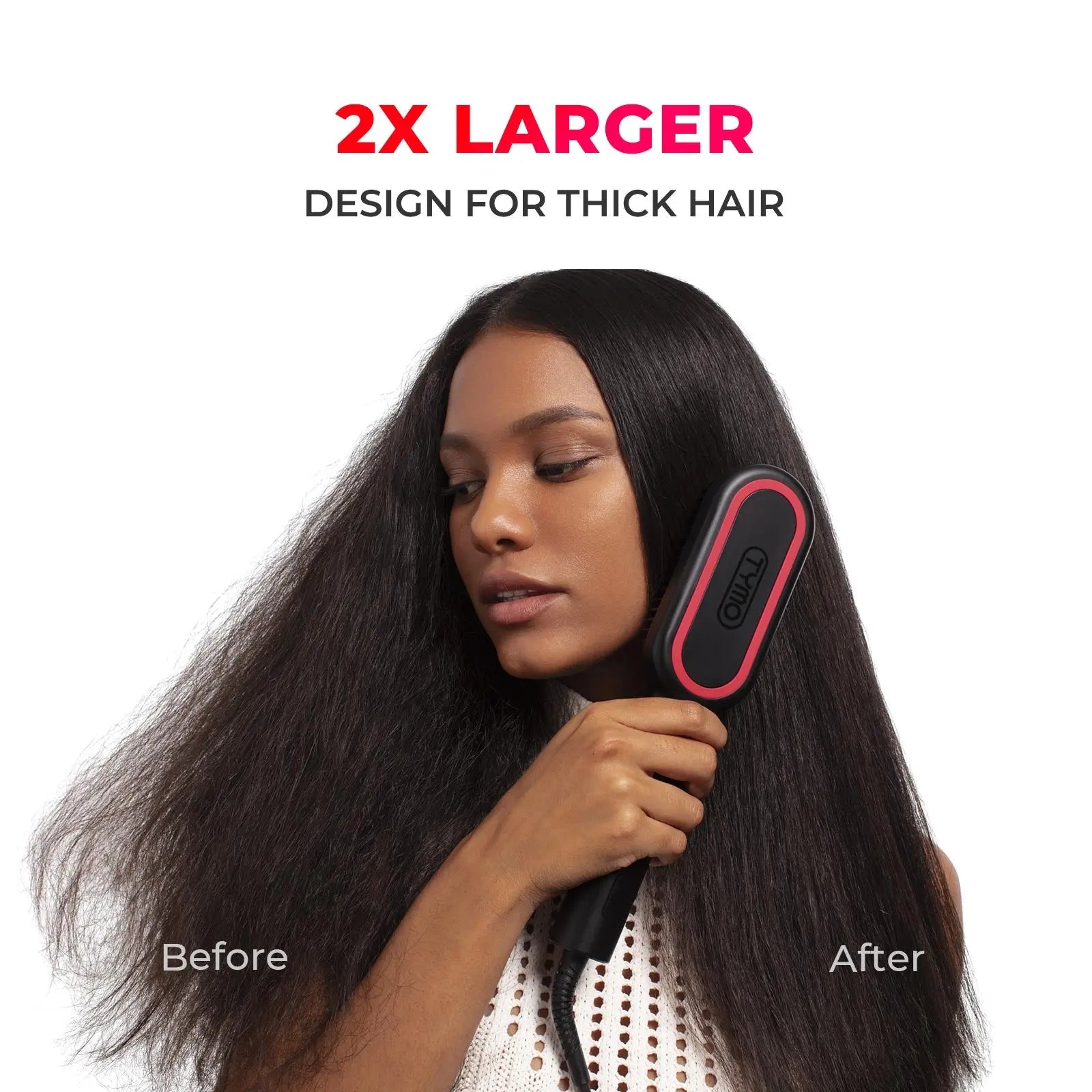 TYMO Ionic Flow Hair Dryer - Professional Salon Blow Dryer with Negative Ion Technology for Frizz-Free, Shiny Hair - Perfect for Home & Salon Use