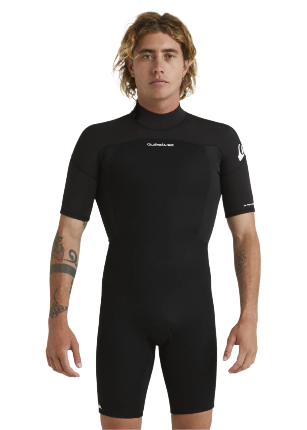 Quiksilver Men's Prologue 2mm BZ FL Spring Suit Wetsuit - Neoprene Full Body Wetsuit for Surfing, Diving & Water Sports - Perfect for Warm Weather Ocean Activities