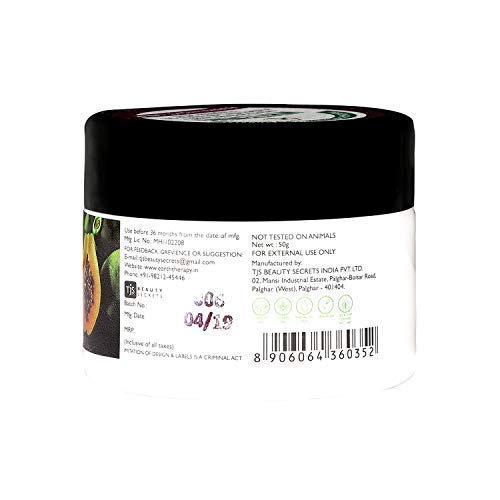 EARTH THERAPY Brightening & Whitening Papaya Night Cream with Argan & Olive Oil - Reduces Fine Lines, Wrinkles, Dark Spots & Pigmentation for Glowing Skin - 50g | Anti-Aging Night Moisturizer for Radiant Complexion | Perfect for Dry & Dull Skin Care Routine
