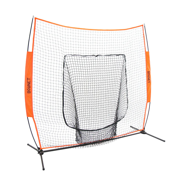 Bownet Big Mouth X Screen - BowBMX Baseball & Softball Training Net for Hitting Practice - Perfect for Backyard, Field & Indoor Drills