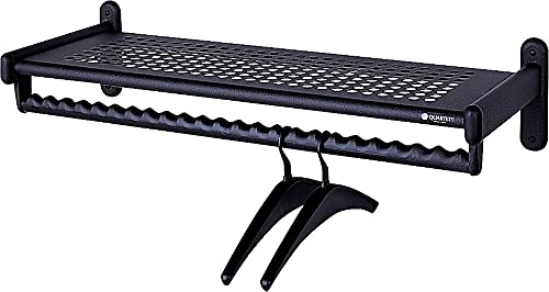 Quartet 20404 Heavy Duty Metal Wall Shelf - 48 Inch Wide, 14.5 Inch Deep, 6 Inch High - Powder Coated Textured Steel for Home Office, Garage & Kitchen Organization - Black