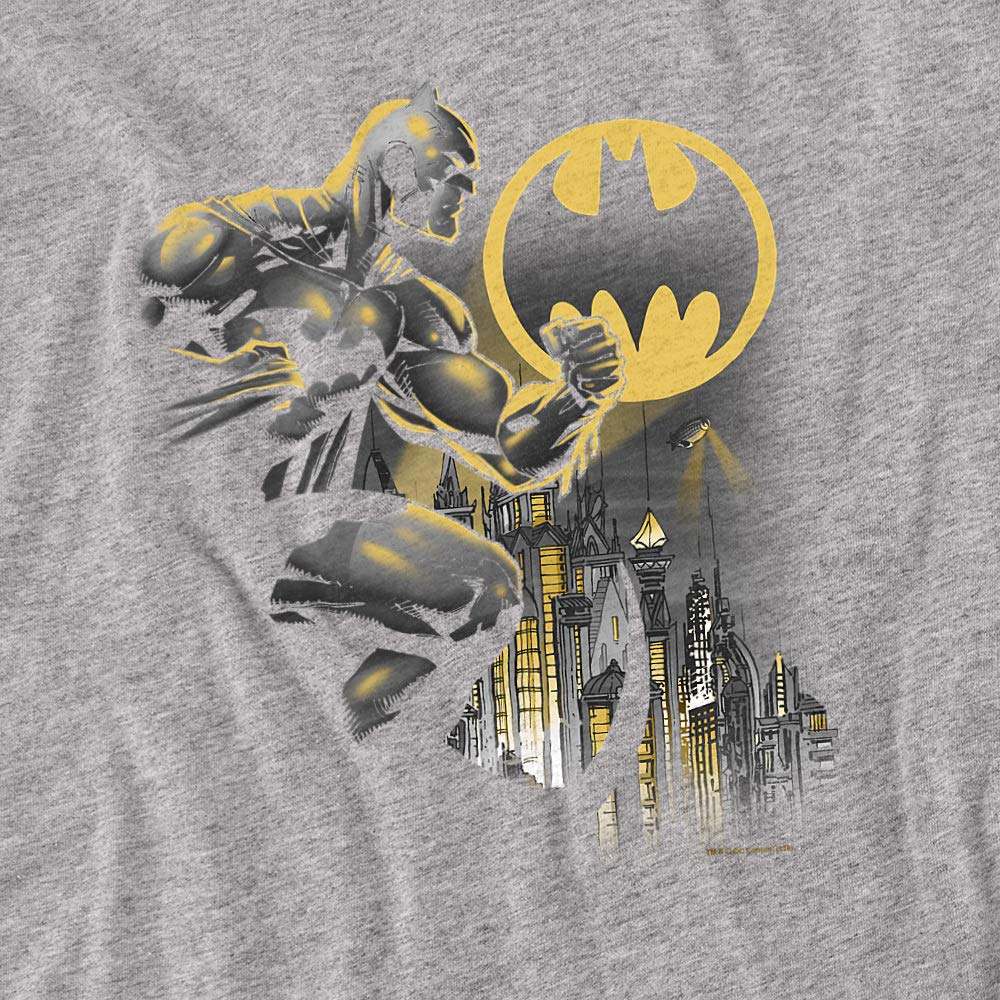 Batman Bat Signal T-Shirt - Unisex Adult Tee for Men & Women | Superhero Fan Gift, Cosplay & Casual Wear