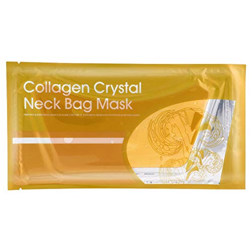 5-Pack Collagen Neck Mask for Wrinkles - Anti-Aging Firming & Whitening Neck Patch with Gold Infusion | Hydrating Treatment for Neck Care & Skin Tightening | Perfect for Daily Skincare Routine & Spa Days