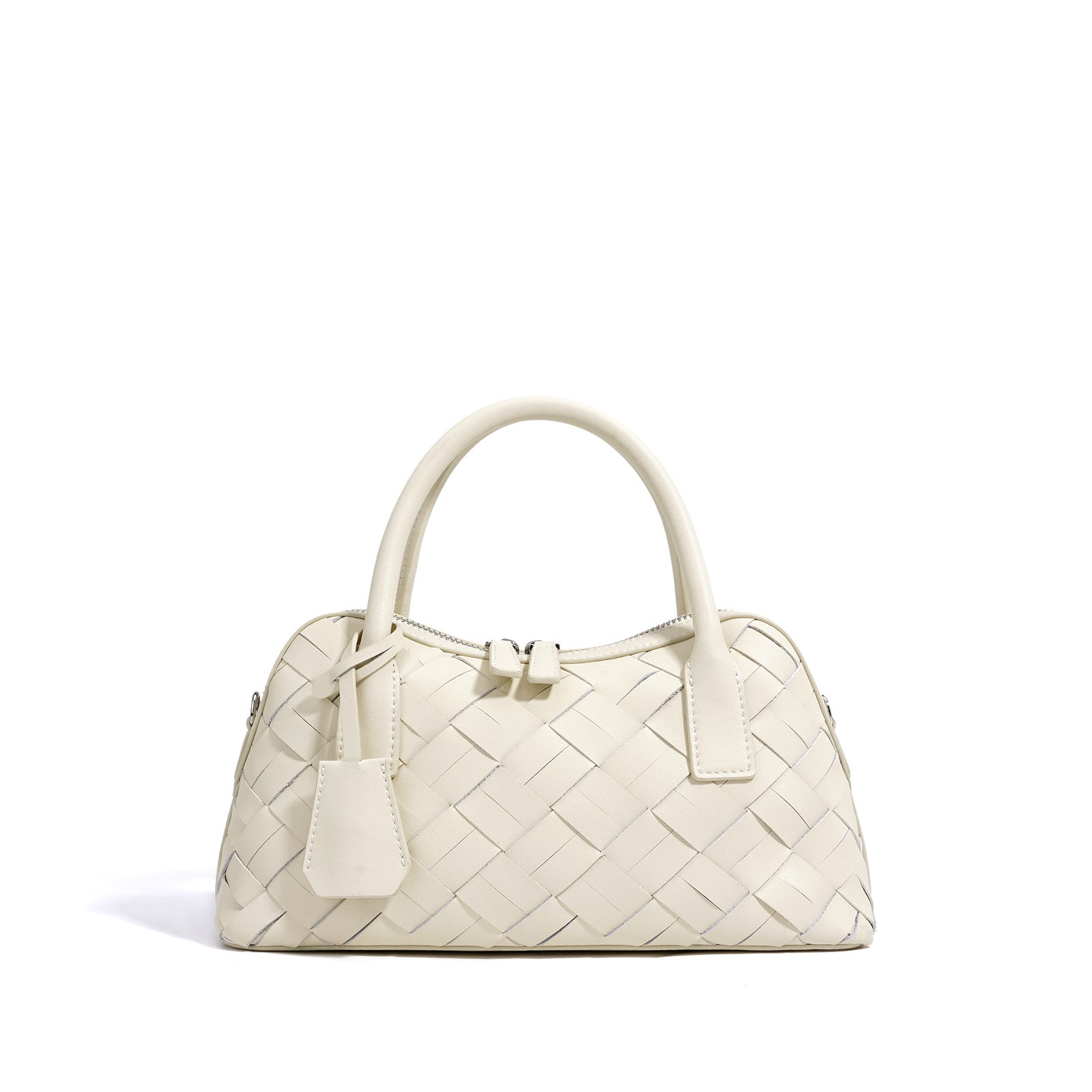 Stylish Woven Convertible Leather Bag for Women - Versatile Crossbody, Shoulder & Handbag - Perfect for Work, Travel & Everyday Use