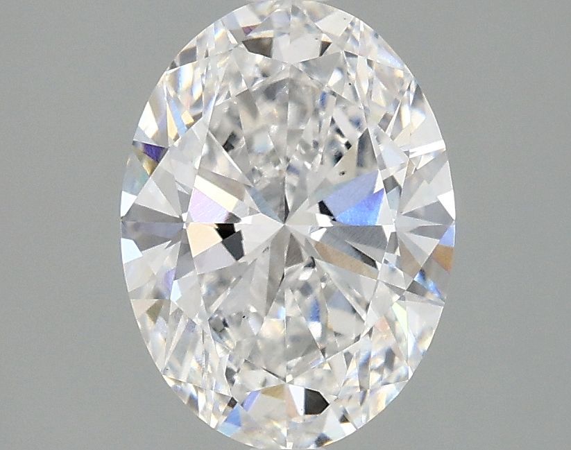 1.97 Carat D Color VS1 Clarity Oval Lab-Grown Diamond for Engagement Rings & Fine Jewelry