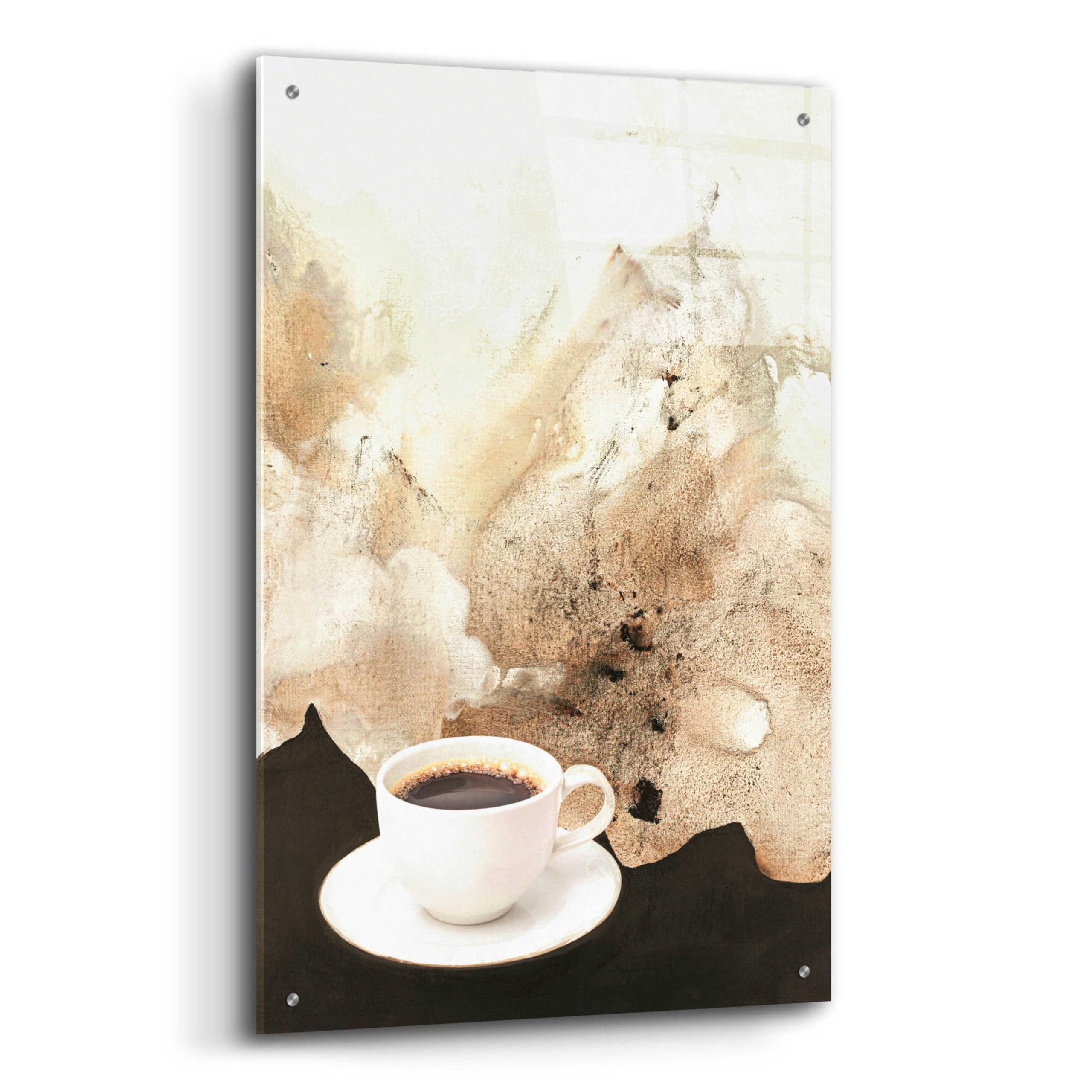 Epic Art 'The Art of Taste 2' by Design Fabrikken - Premium Acrylic Glass Wall Art Decor - 24x36 Inches Modern Painting for Living Room, Bedroom & Office