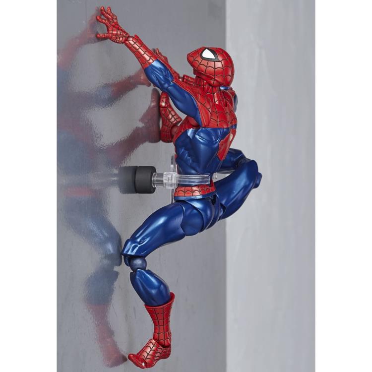 Amazing Yamaguchi Revoltech No.002 Spider-Man Action Figure - Highly Articulated Collectible for Marvel Fans | Perfect for Display, Photography & Cosplay