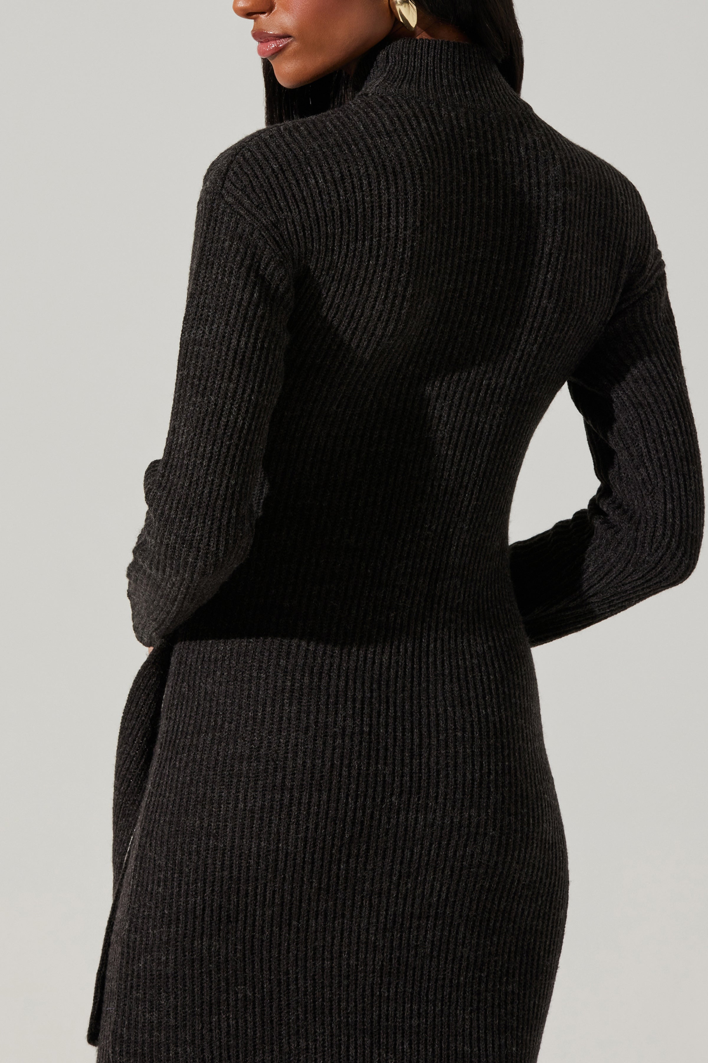 Audree Women's Midi Sweater Dress - Soft Knit Casual Long Sleeve Tunic Pullover for Fall & Winter | Perfect for Office, Date Night & Holiday Outfits