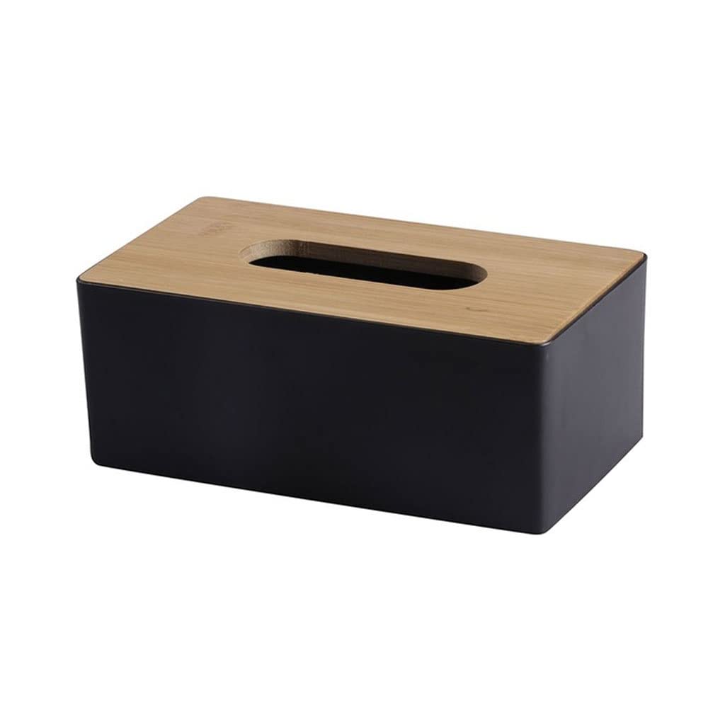 Premium Wooden Tissue Box Holder - Home & Car Decor Storage