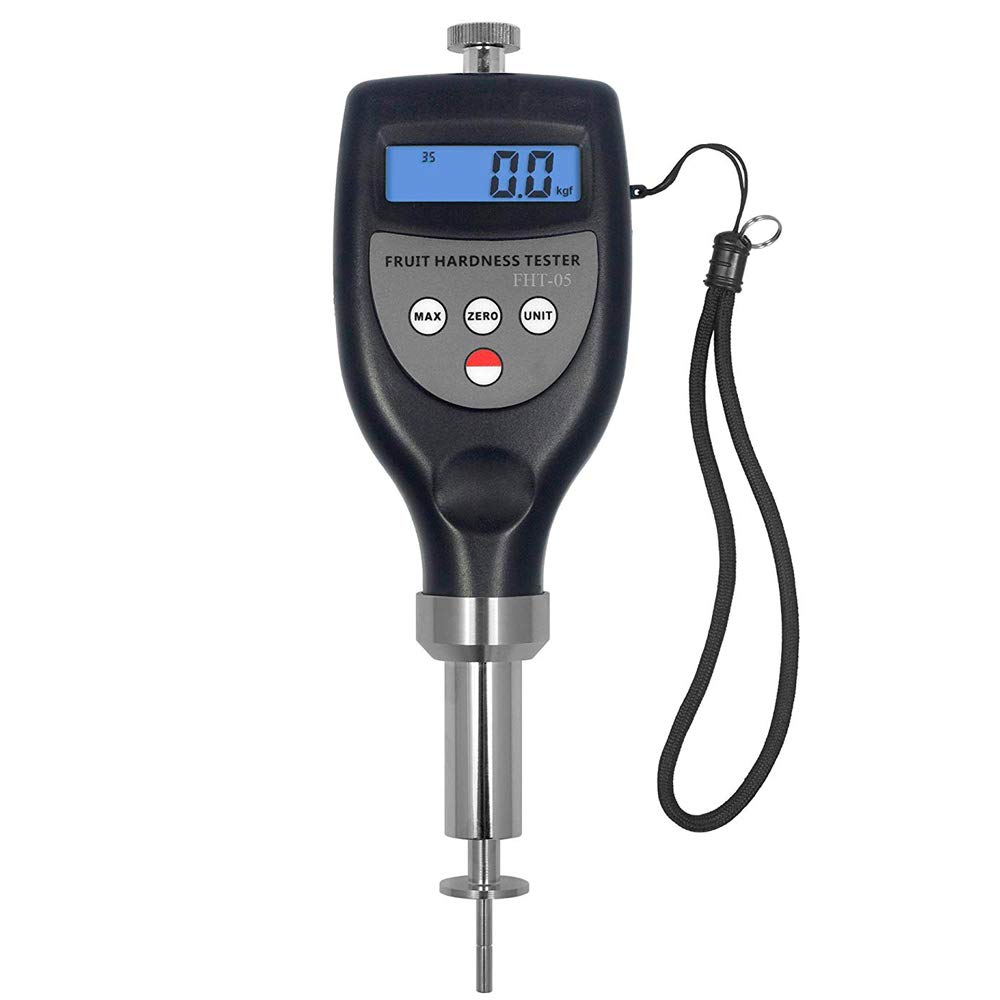 Digital Fruit Penetrometer Hardness Tester - 0.2 to 5.0kgf/cm² Firmness Tester for Soft Fruits Like Peach, Banana, Apricot, Plum, Melon, Citrus & Persimmon | Perfect for Farmers, Food Labs & Quality Control in Agriculture