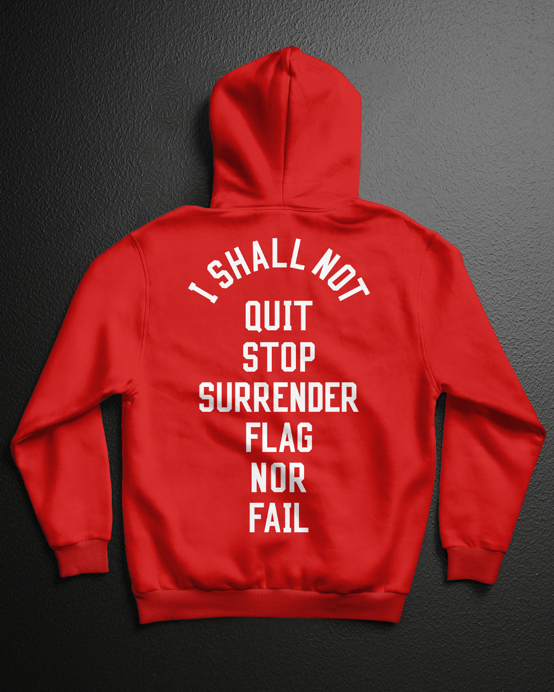 ANTHEM HOODIE - Premium Red Pullover Hoodie for Men & Women | Cozy Casual Wear for Gym, Street Fashion & Outdoor Activities