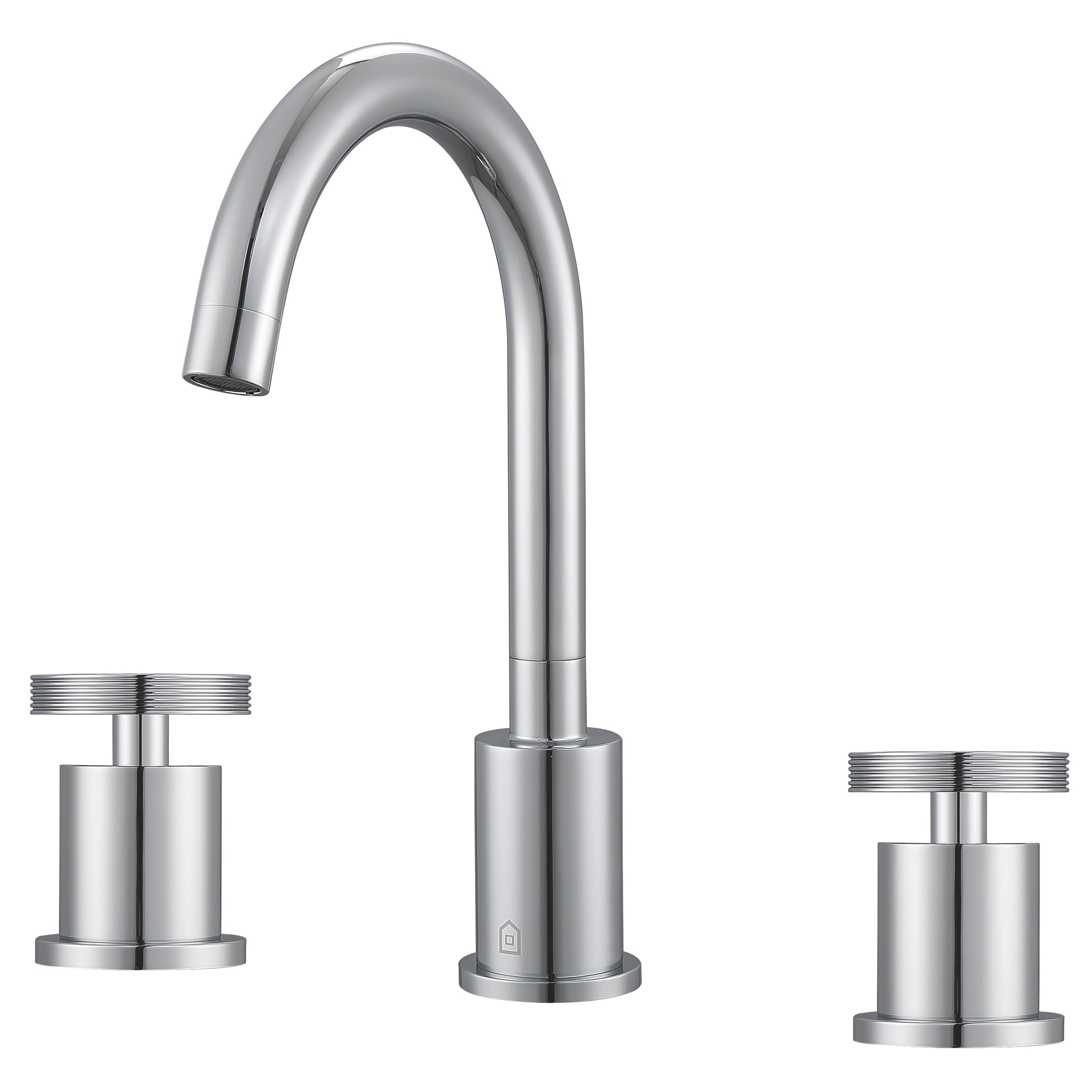 Ancona Nova Series Widespread Bathroom Faucet in Chrome - Modern Chrome Finish for Bathroom Sink - Perfect for Home, Hotel & Commercial Use