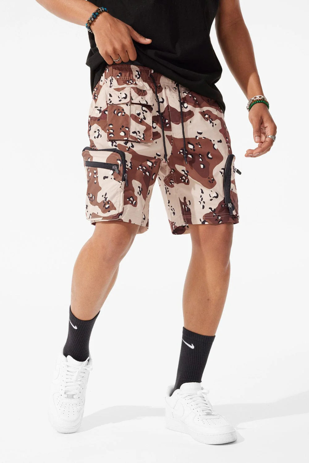 Jordan Craig Retro Altitude Cargo Shorts - Desert Camo | Men's Basketball & Casual Wear | Perfect for Outdoor Sports & Street Fashion