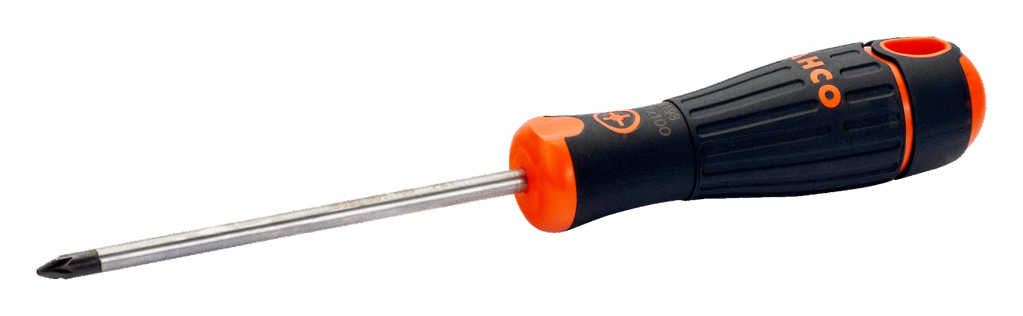 BAHCO BHSB193.002.125 SB PZ2X125 Screwdriver - Professional Phillips Head Screwdriver for Home Repair, Electronics, and DIY Projects