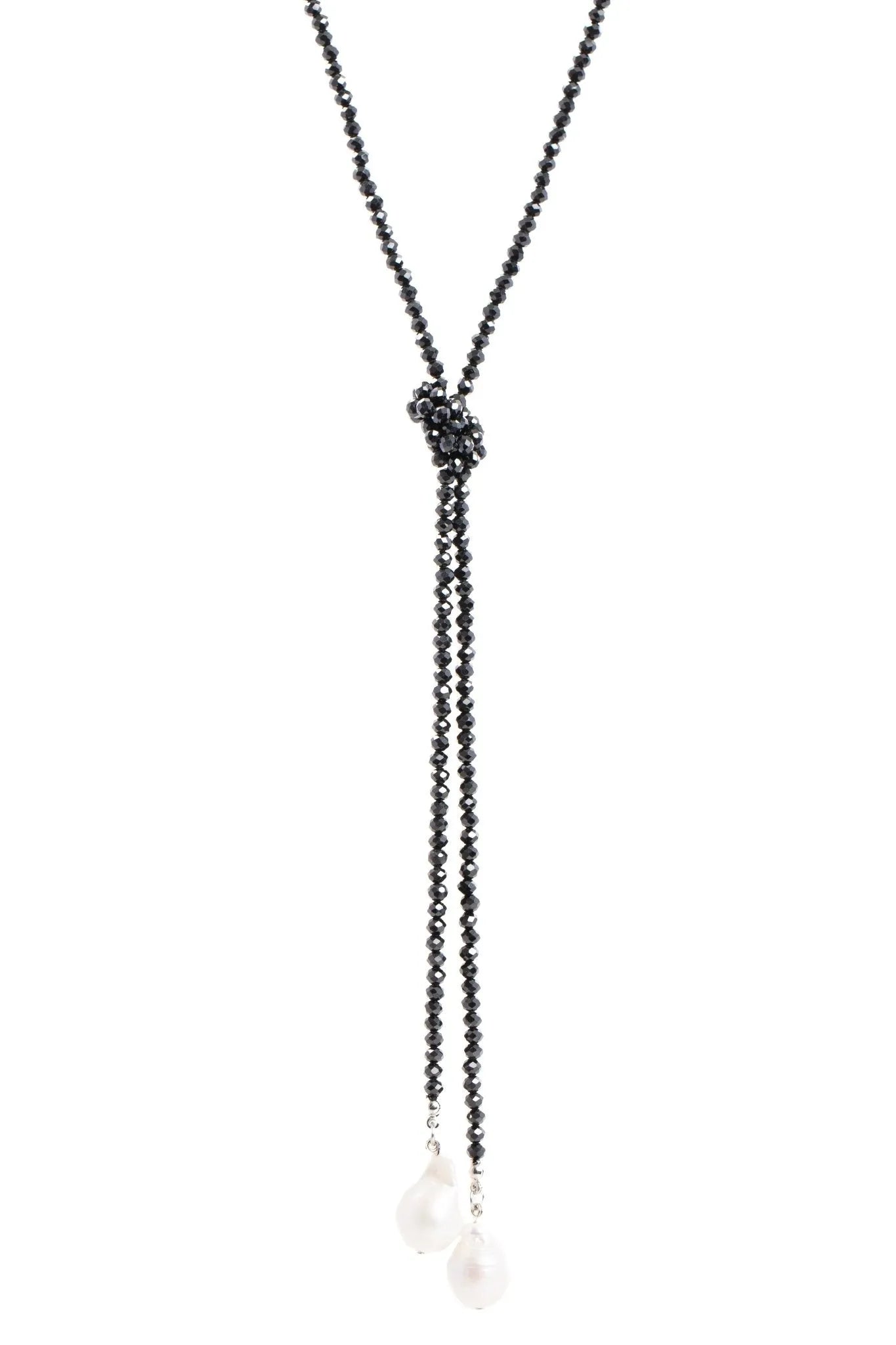 Elegant Baroque Knotted Pearl Drop Necklace for Women - Vintage Style Jewelry Gift for Bridal, Party & Special Occasions