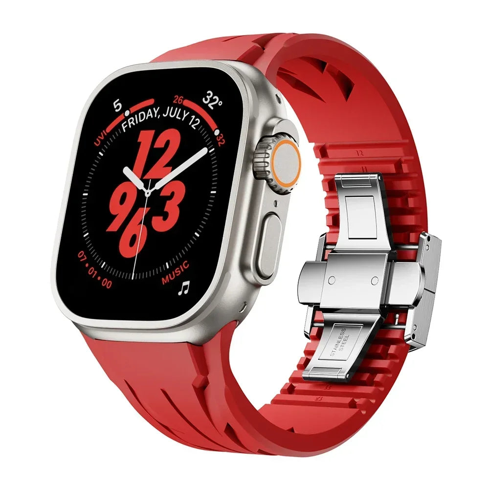 Premium Denis Lux Silicone Sports Band - Durable, Comfortable & Sweatproof Fitness Wristband for Running, Gym & Outdoor Activities