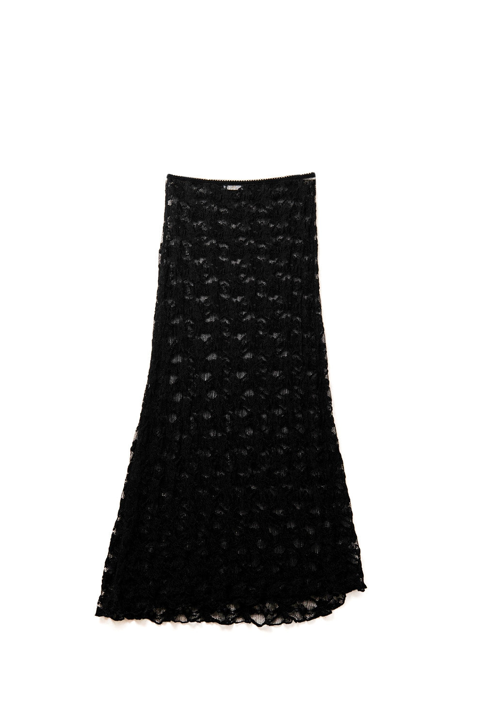 Bohemian Black Sheer Long Skirt for Women - Elegant Flowy Maxi Skirt for Beach, Festival, and Casual Wear