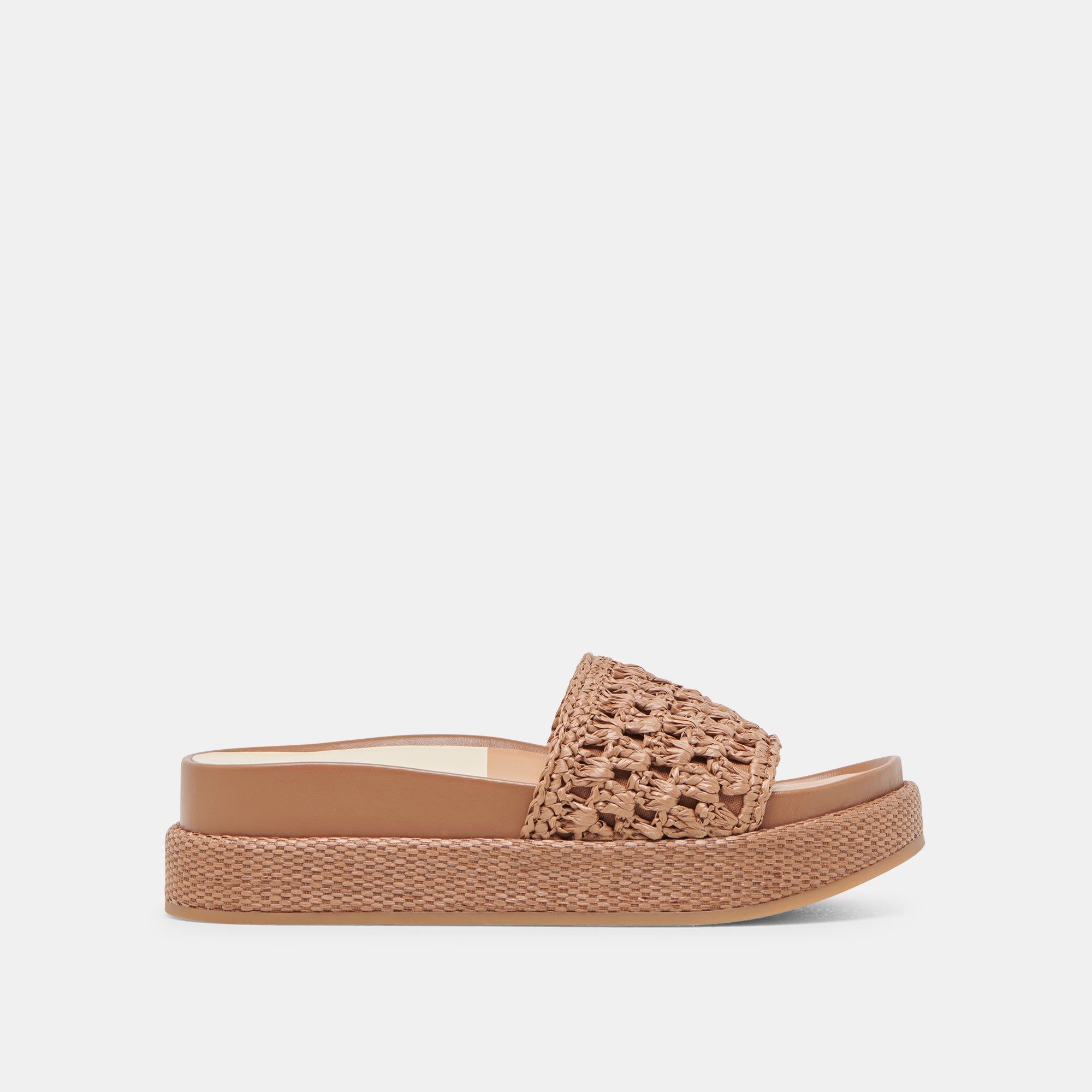 SIDONA Women's Brown Raffia Sandals - Comfortable Beach & Summer Walking Shoes for Vacation, Outdoor, and Casual Wear