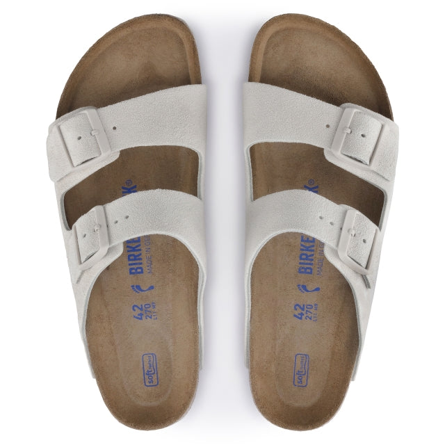 Arizona Soft Footbed Suede Leather Sandals for Women - Narrow Fit | Comfortable Summer Shoes for Beach, Travel & Casual Wear