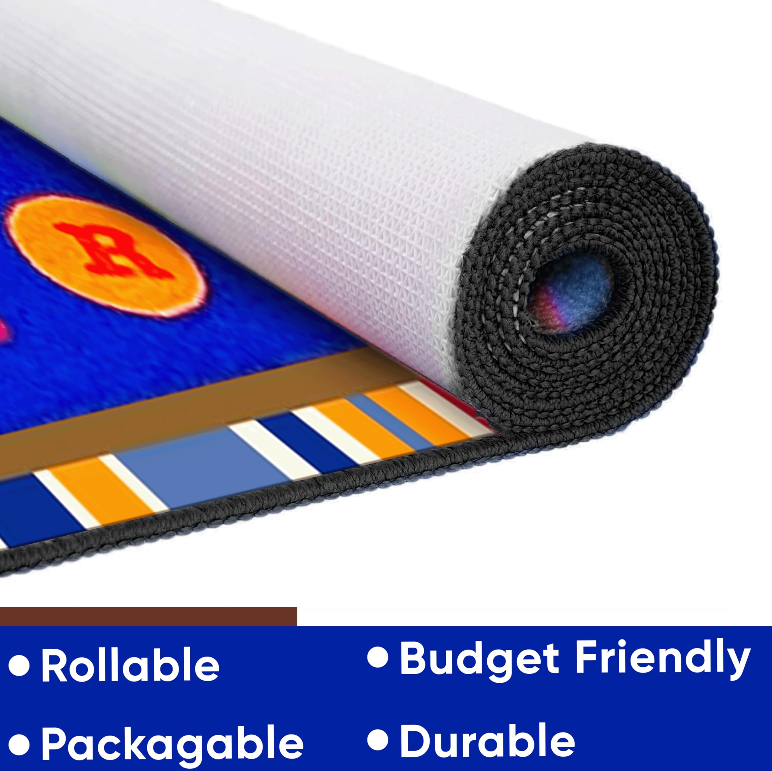 ABC Dots Educational Classroom Rug 6' x 8'6