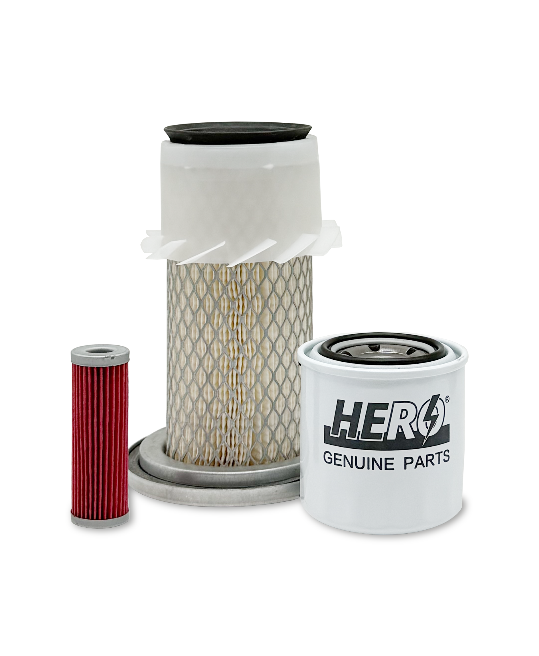 Kubota B1750DT Tractor Maintenance Filter Kit - HERO® Replacement Air, Oil & Fuel Filters for Tractor Engine Protection | Perfect for Farm Equipment Maintenance & Field Work