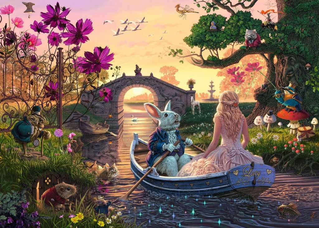 Enchanted Lands 1000 Piece Jigsaw Puzzle for Adults - Fantasy Landscape Puzzle Game for Family Night, Stress Relief & Home Decor