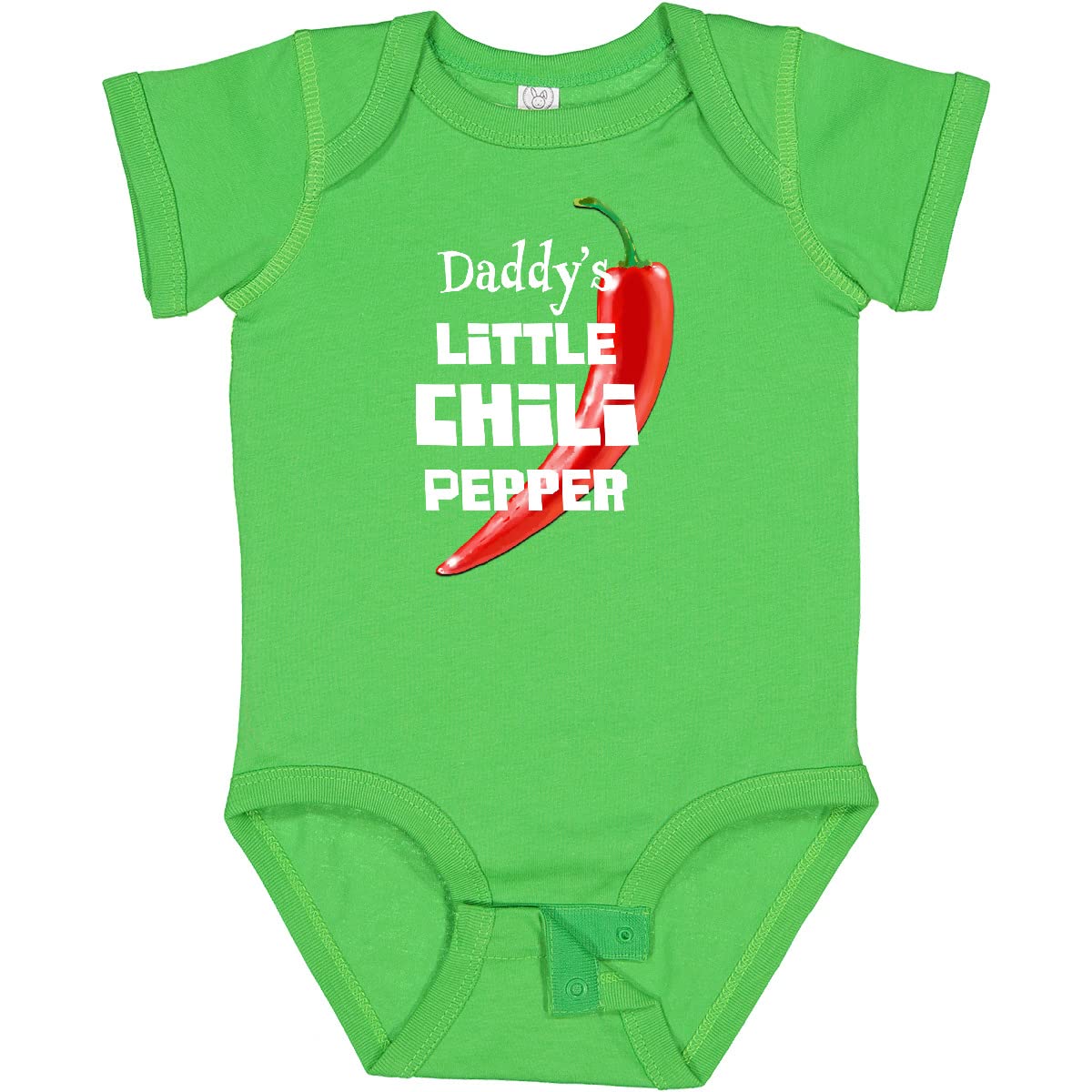 Inktastic Daddy's Little Chili Pepper Baby Bodysuit - Cute Infant Onesie for Newborns & Toddlers - Perfect for Family Photos, Holidays & Everyday Wear
