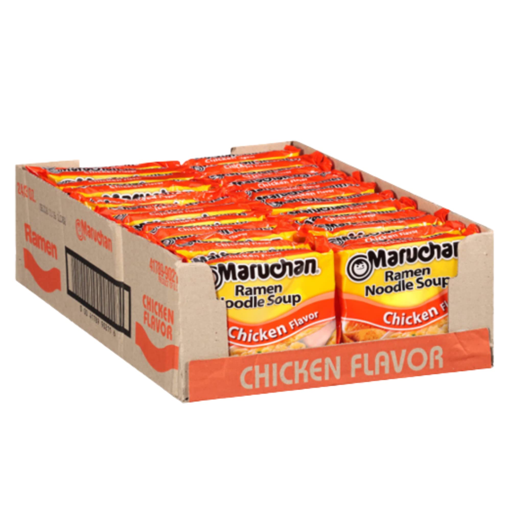 Ja’Cor Instant Ramen Noodles Soup 3 oz - Chicken Flavor, Quick & Easy Meal for On-the-Go, Office Lunch, College Dorm Snacks - Includes 24 Individual Packs + Reusable Chopsticks - Perfect for Travel, Camping & Emergency Food Supply