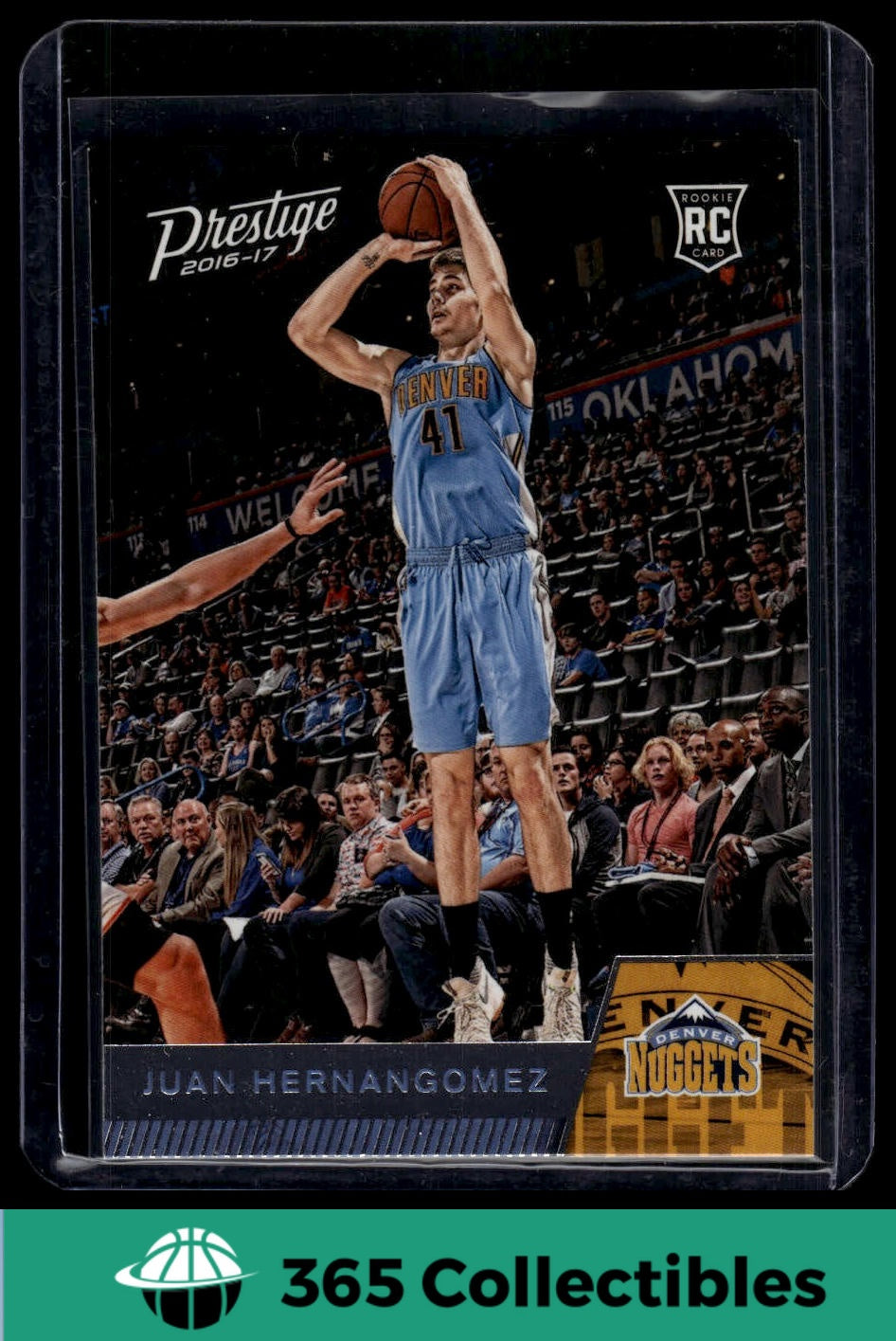 2016-17 Panini Prestige Juan Hernangomez #165 Basketball Card - Denver Nuggets Rookie Collectible for NBA Fans & Sports Memorabilia Enthusiasts