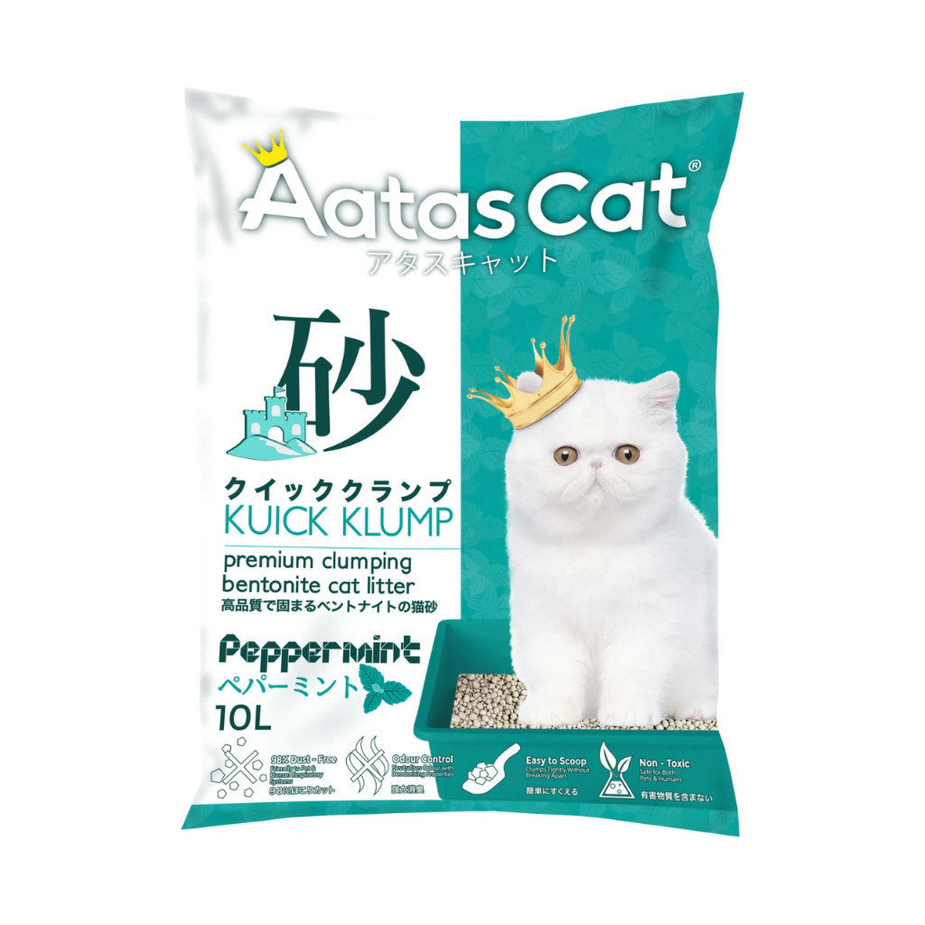Premium Aatas Cat Litter - 6L Kofu Klump, 7L Krisp Klump Paper & 10L Kuick Klump Bentonite | Odor Control, Super Absorbent & Hygienic | Ideal for Multi-Cat Homes & Small Apartments