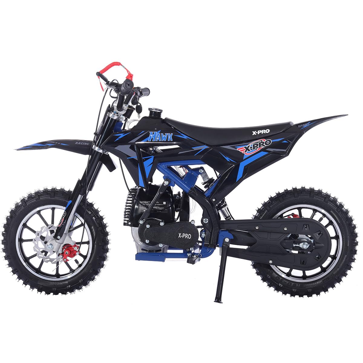 X-PRO Hawk Mini 40CC Gas-Powered 4-Stroke Dirt Bike with Pull Start & 10