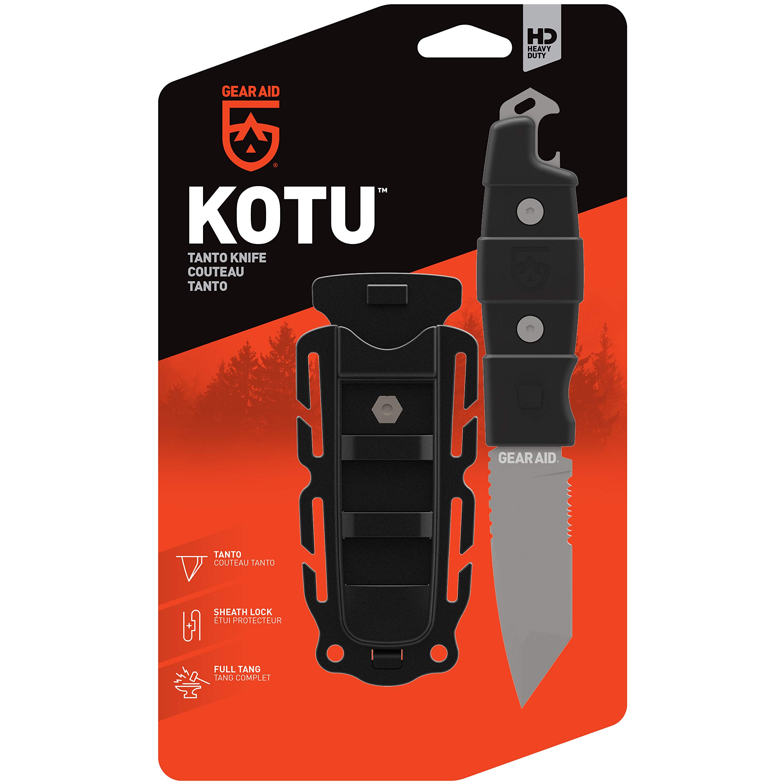GEAR AID Kotu Tanto Fixed Blade Knife - 3
