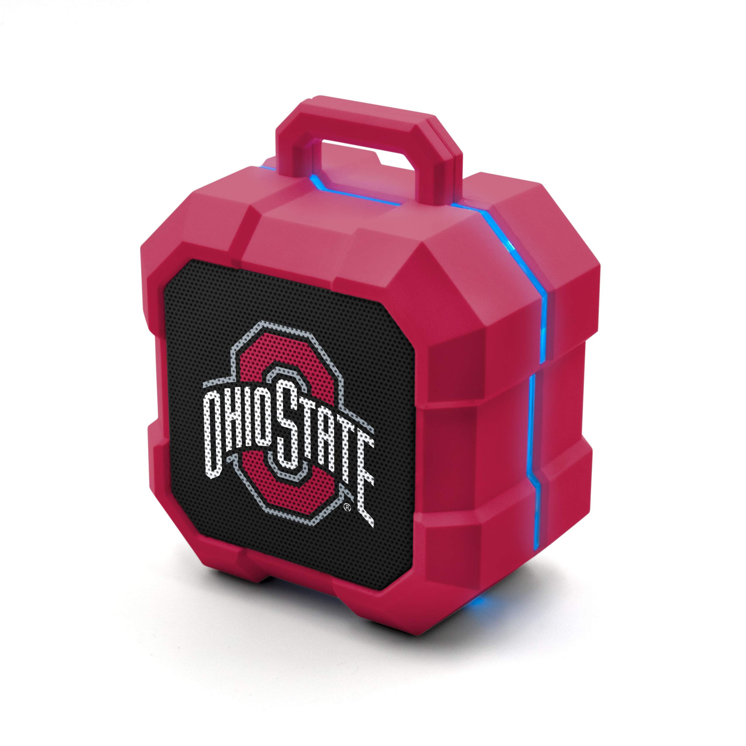 SOAR NCAA Unisex Shockbox LED Wireless Bluetooth Speaker - Portable Waterproof Speaker for Outdoor, Pool, Beach, and Party Use