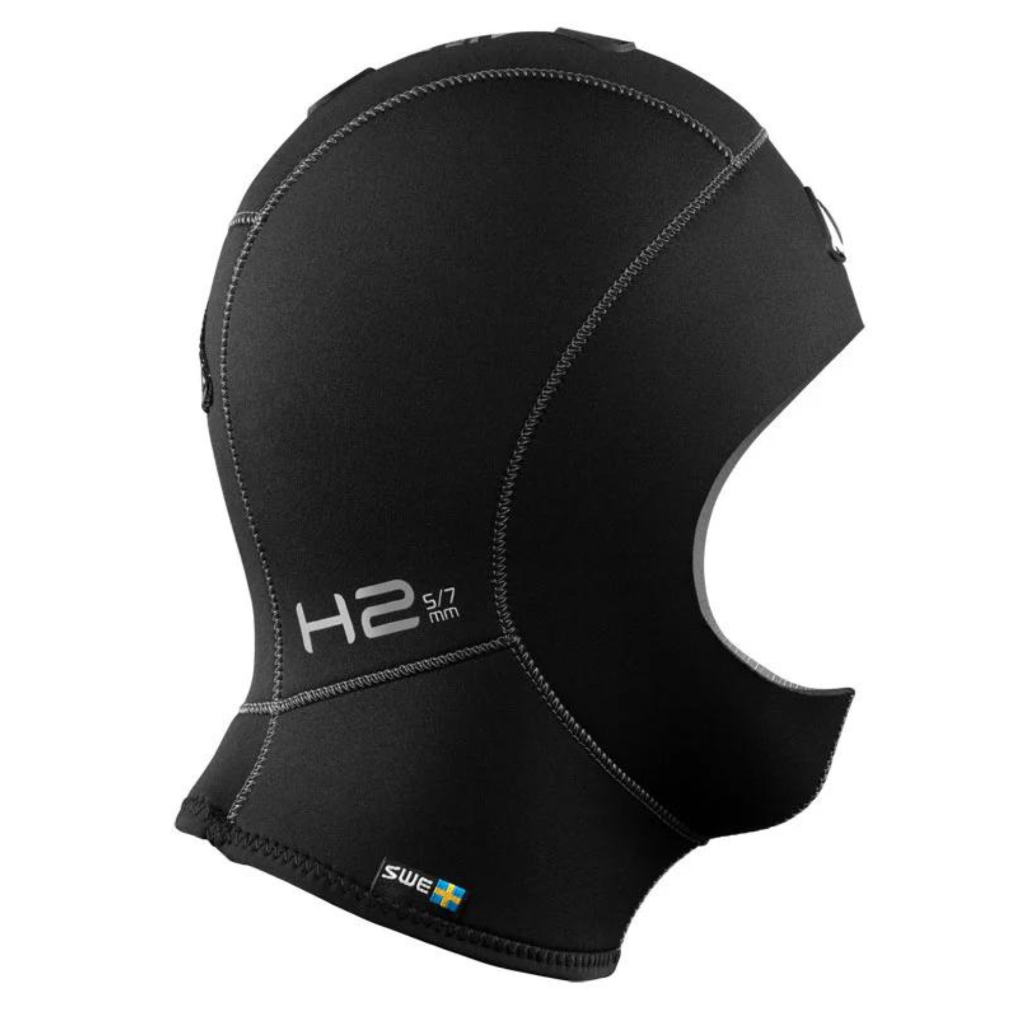 5/7mm Waterproof H2 Bibless Diving Hood - Warm Neoprene Scuba Snorkeling Hood for Cold Water Surfing & Spearfishing