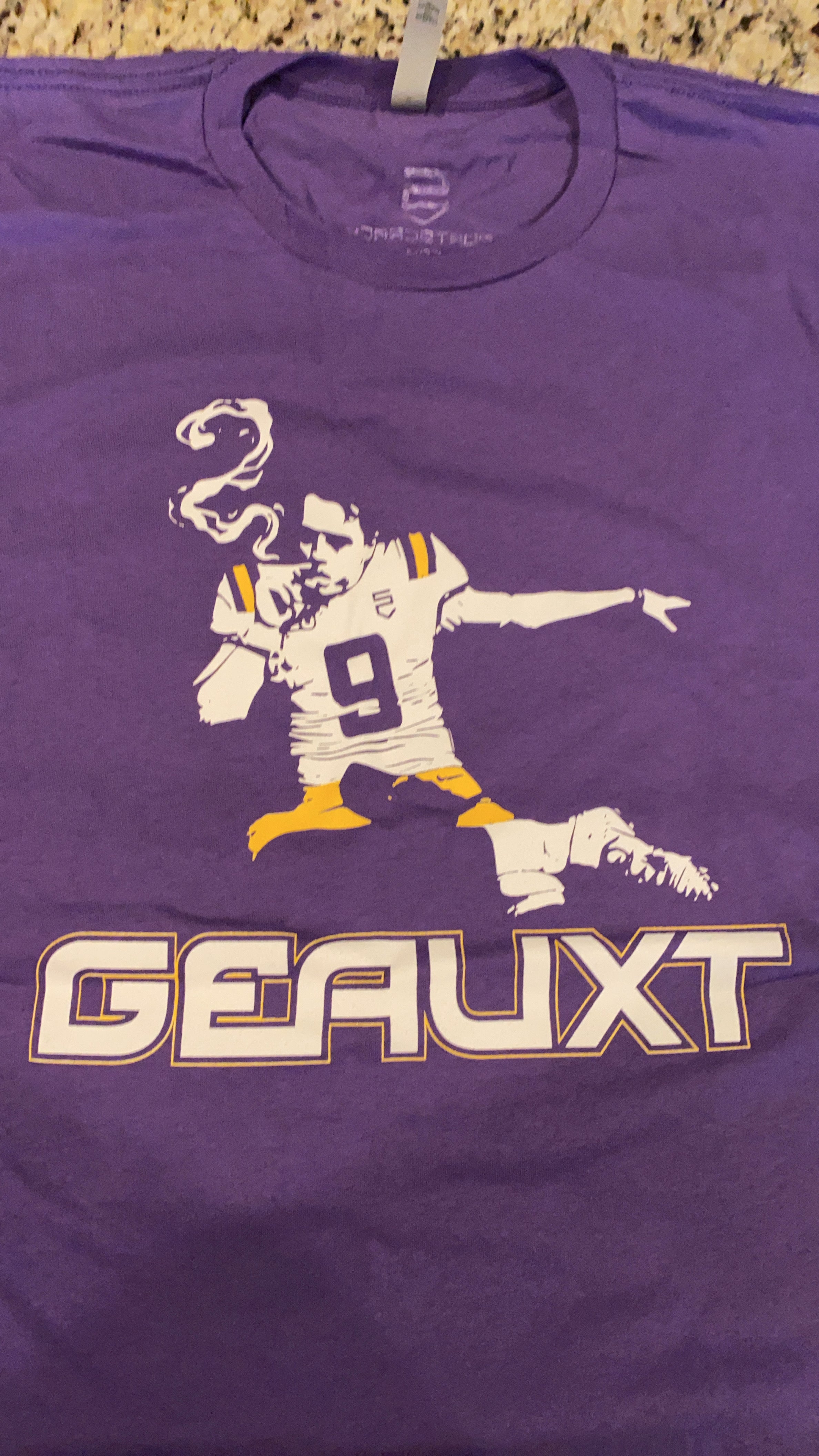 Joe Burreaux Cigar Shirt - Premium LSU Tigers Fan Apparel for Game Day & Tailgating | Comfortable & Stylish Sports T-Shirt