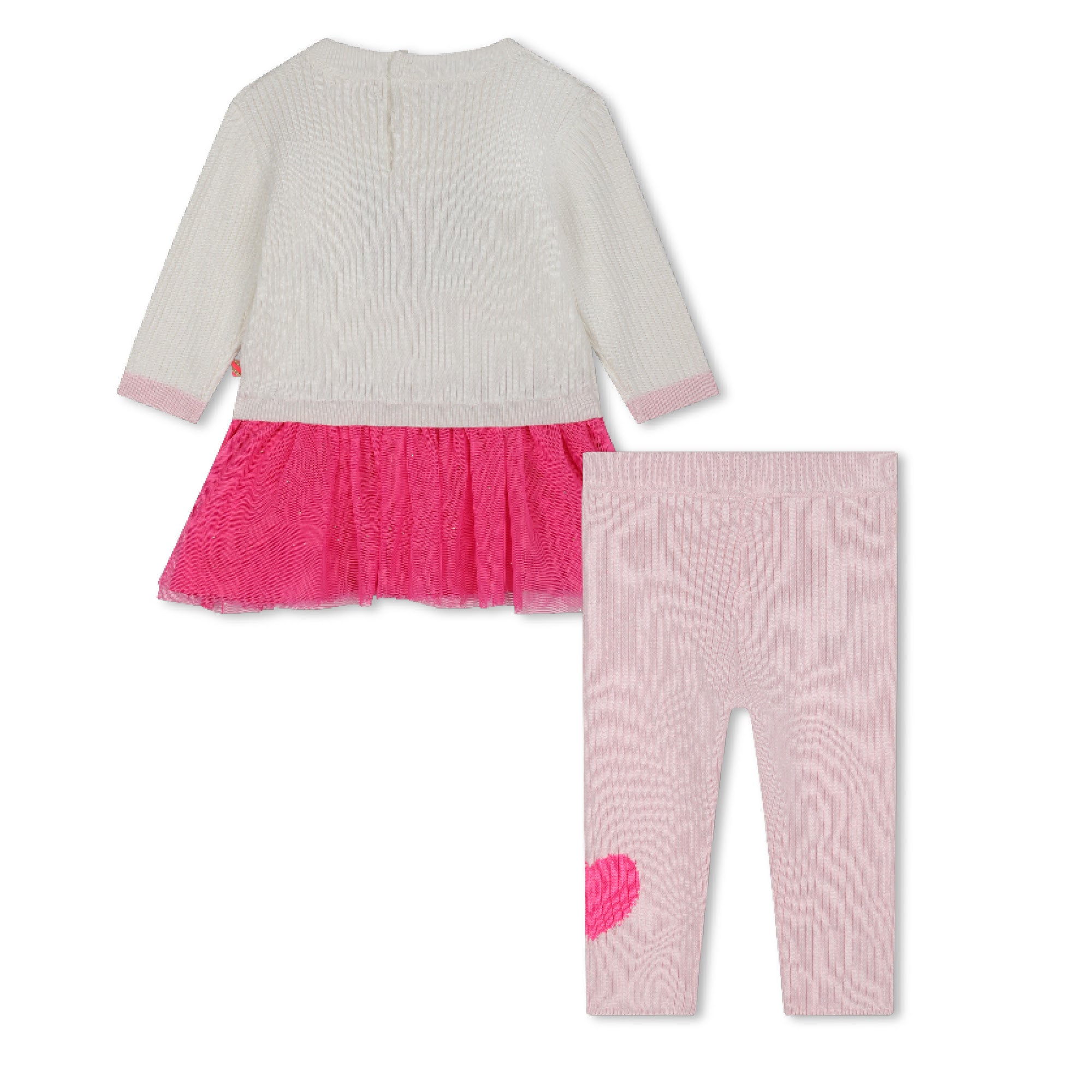 Billieblush Ensemble Dress with Leggings in Ivory - Perfect for Casual Outings, Parties, and Everyday Wear