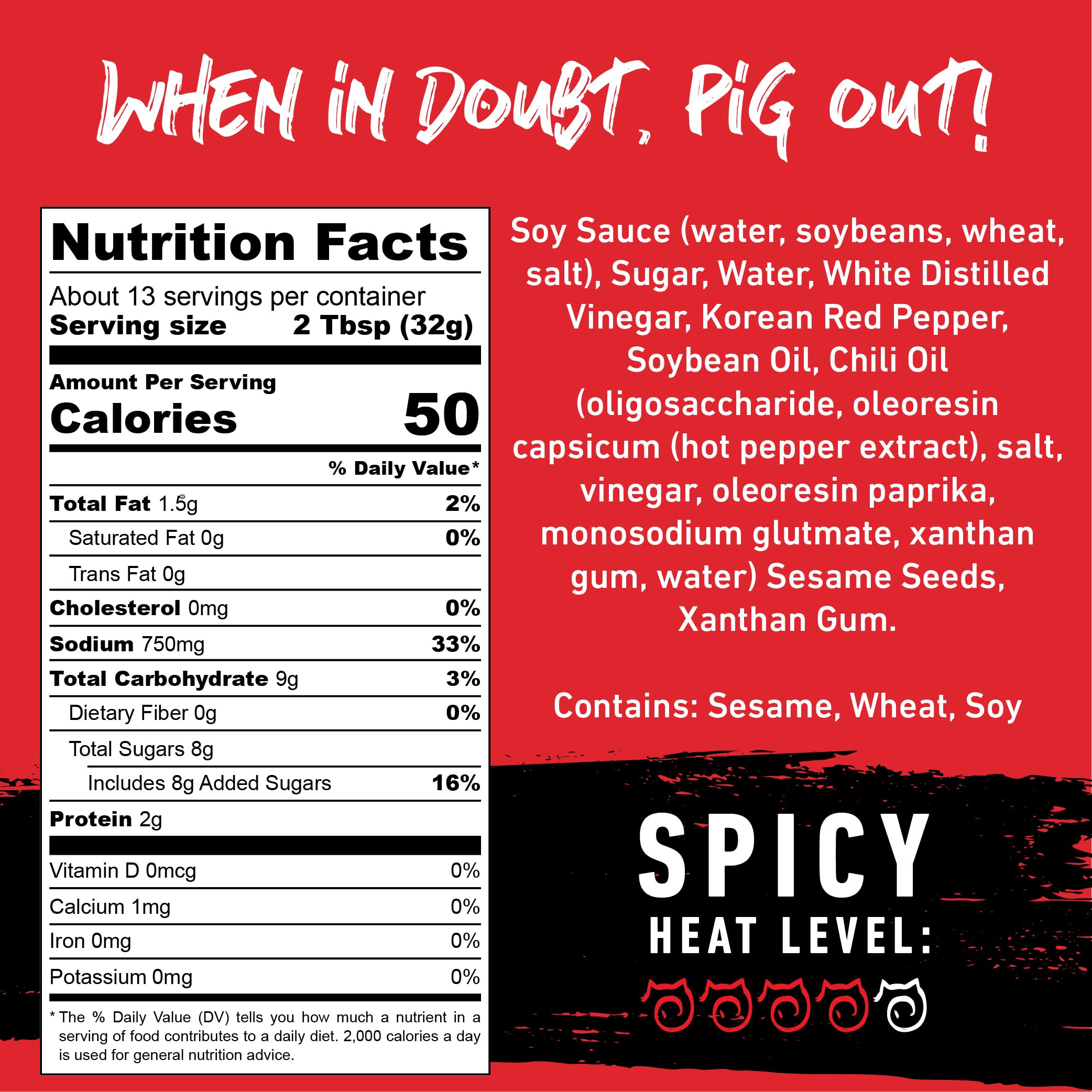 Authentic Korean BBQ Sauce - Spicy & Flavorful | Premium KBBQ Grill Marinade, Bulgogi & Galbi Sauce | Perfect for Ramen, Tofu, Hot Pot & Korean Cuisine | Made in USA (12oz Bottle) | Great for Grilling, Dipping & Home Cooking