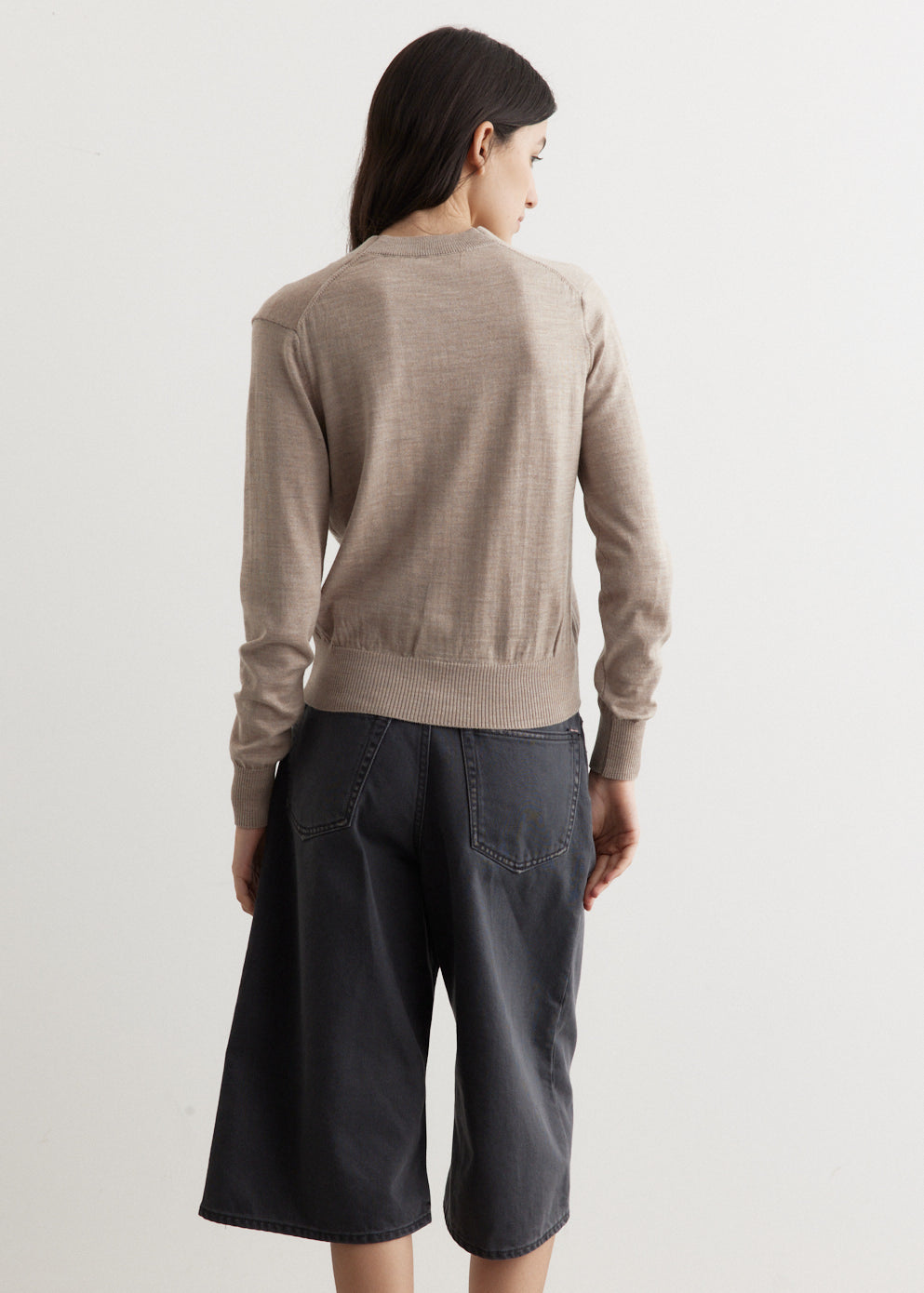 Red ADC Cardigan Champagne 265 - Women's Knit Sweater FKC111 KN0025 | Cozy Winter Fashion for Office & Casual Wear