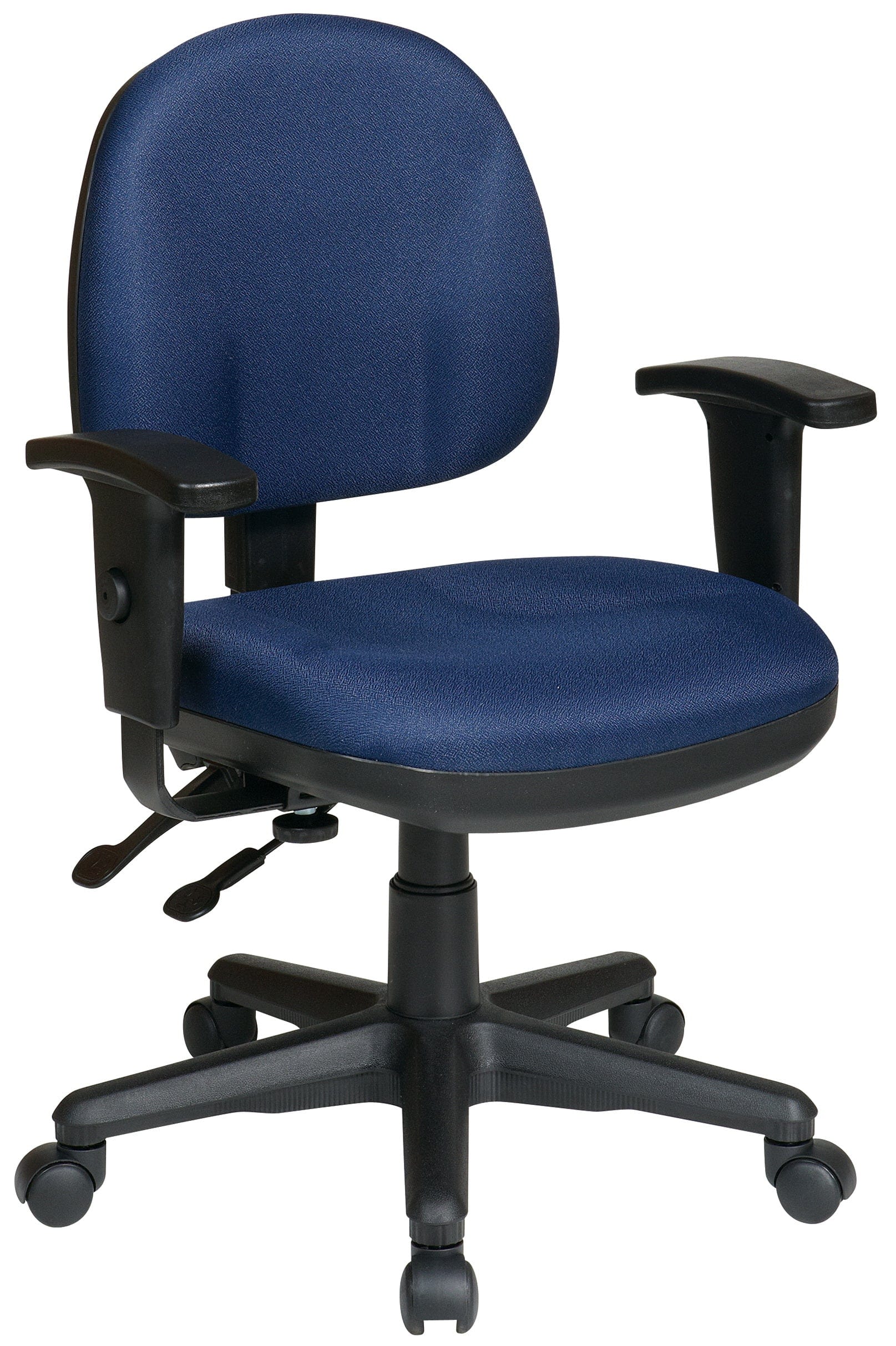 Office Star Work Smart™ Ergonomic Office Chair with Adjustable Lumbar Support & Tilt - Comfortable Mesh Back Task Chair for Home & Office Workspace [Model 8180] - Perfect for Long Hours of Computer Work, Gaming, and Remote Working