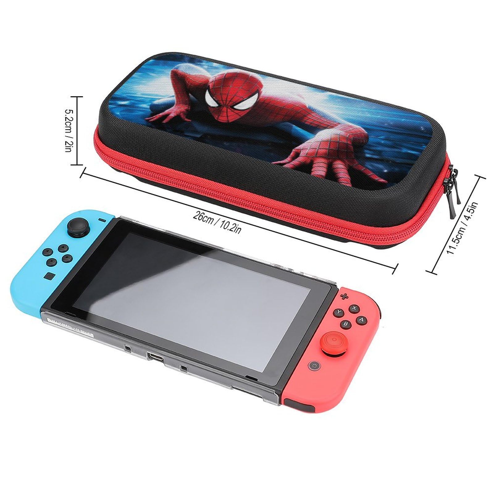 Premium Nintendo Switch OLED Case - Durable Protective Travel Carrying Case for Nintendo Switch & Switch OLED with Extra Storage Space | Perfect for Gaming On-The-Go, Travel Protection & Accessories Organization (Style12)